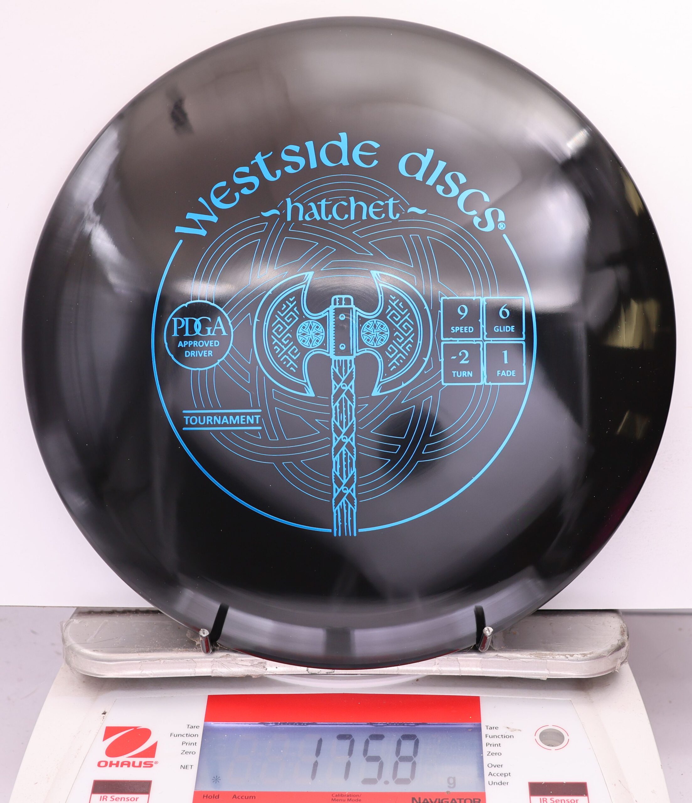 566100 Tournament Hatchet - #816 Black, 176