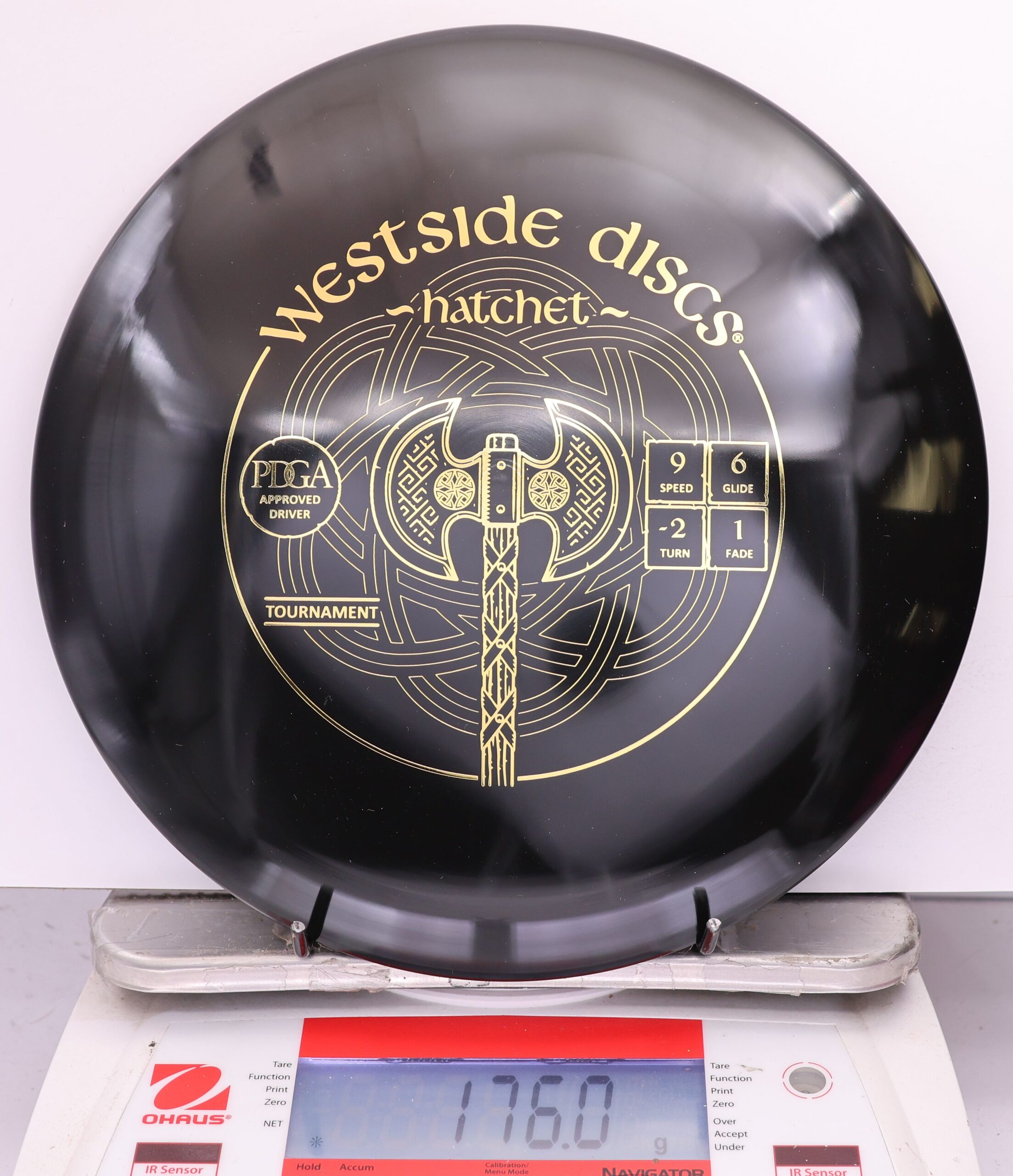 566102 Tournament Hatchet - #818 Black, 176