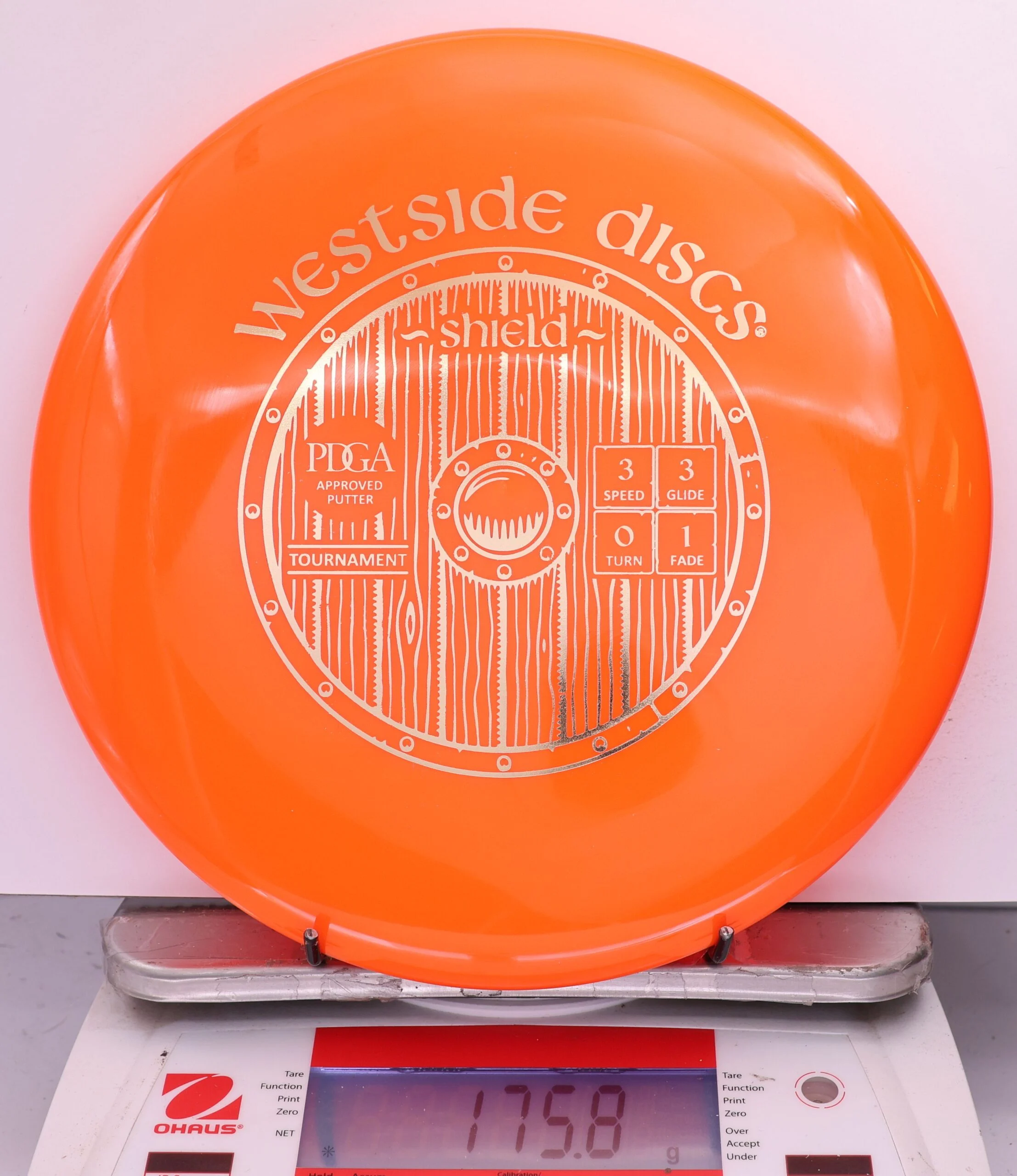 566134 Tournament Shield - #809 Orange, 176