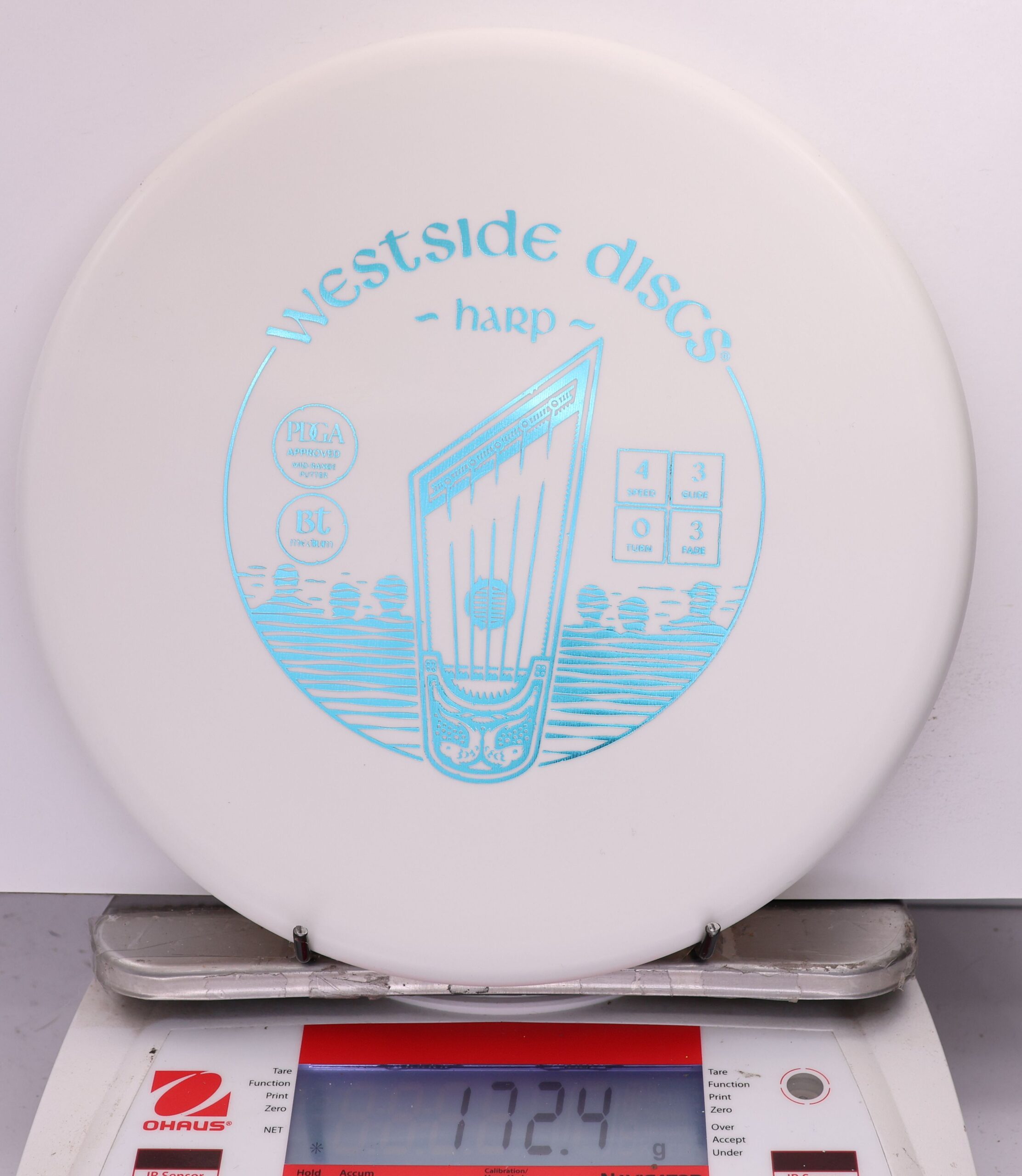 566337 Bt Medium Harp - #810 White, 172