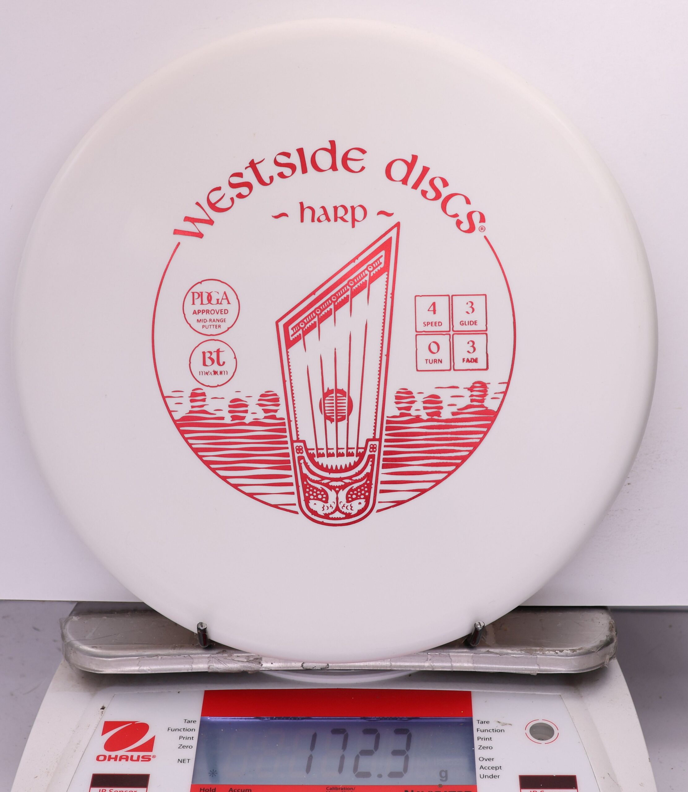 566338 Bt Medium Harp - #811 White, 172