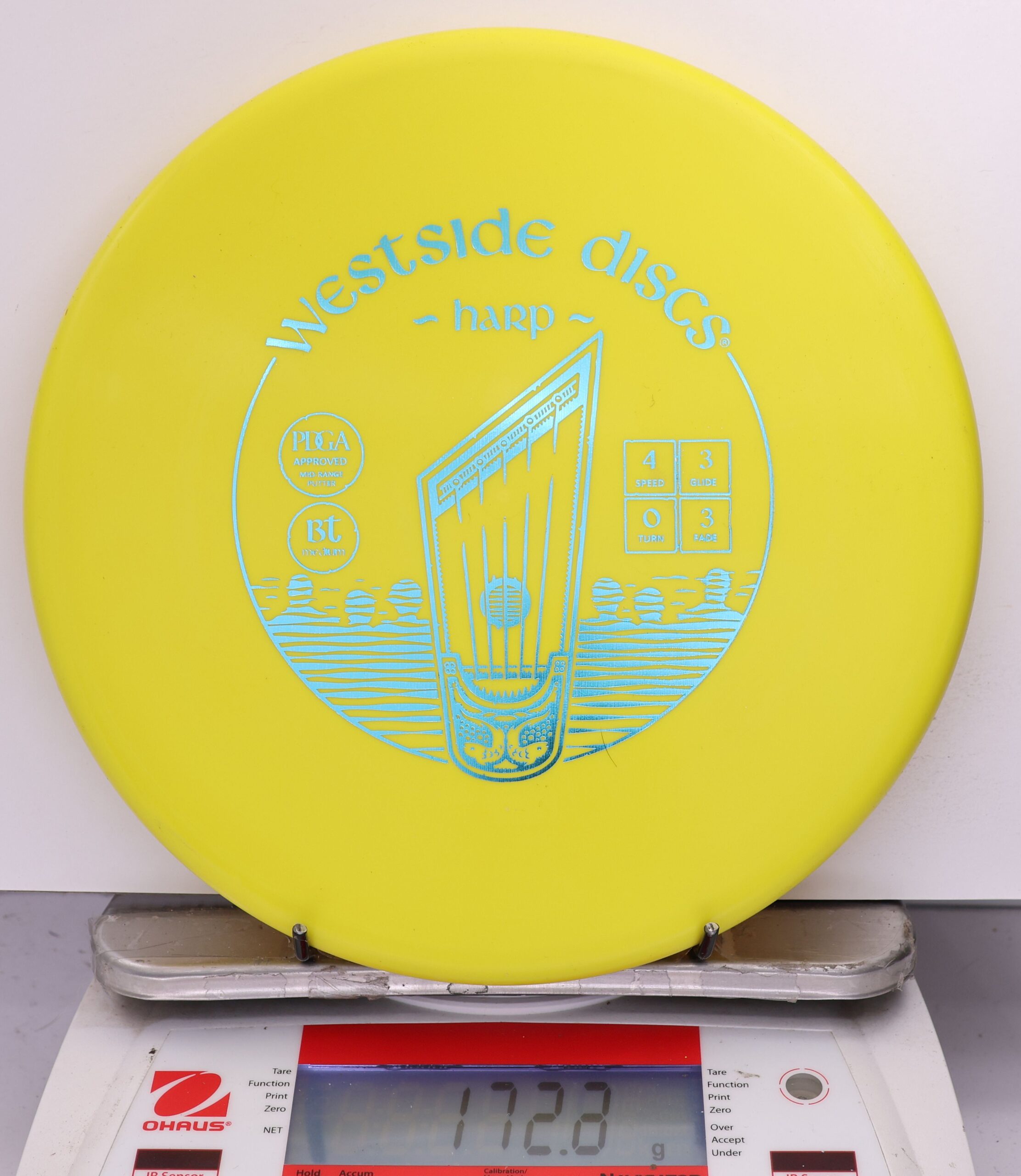 566347 Bt Medium Harp - #813 Yellow, 172