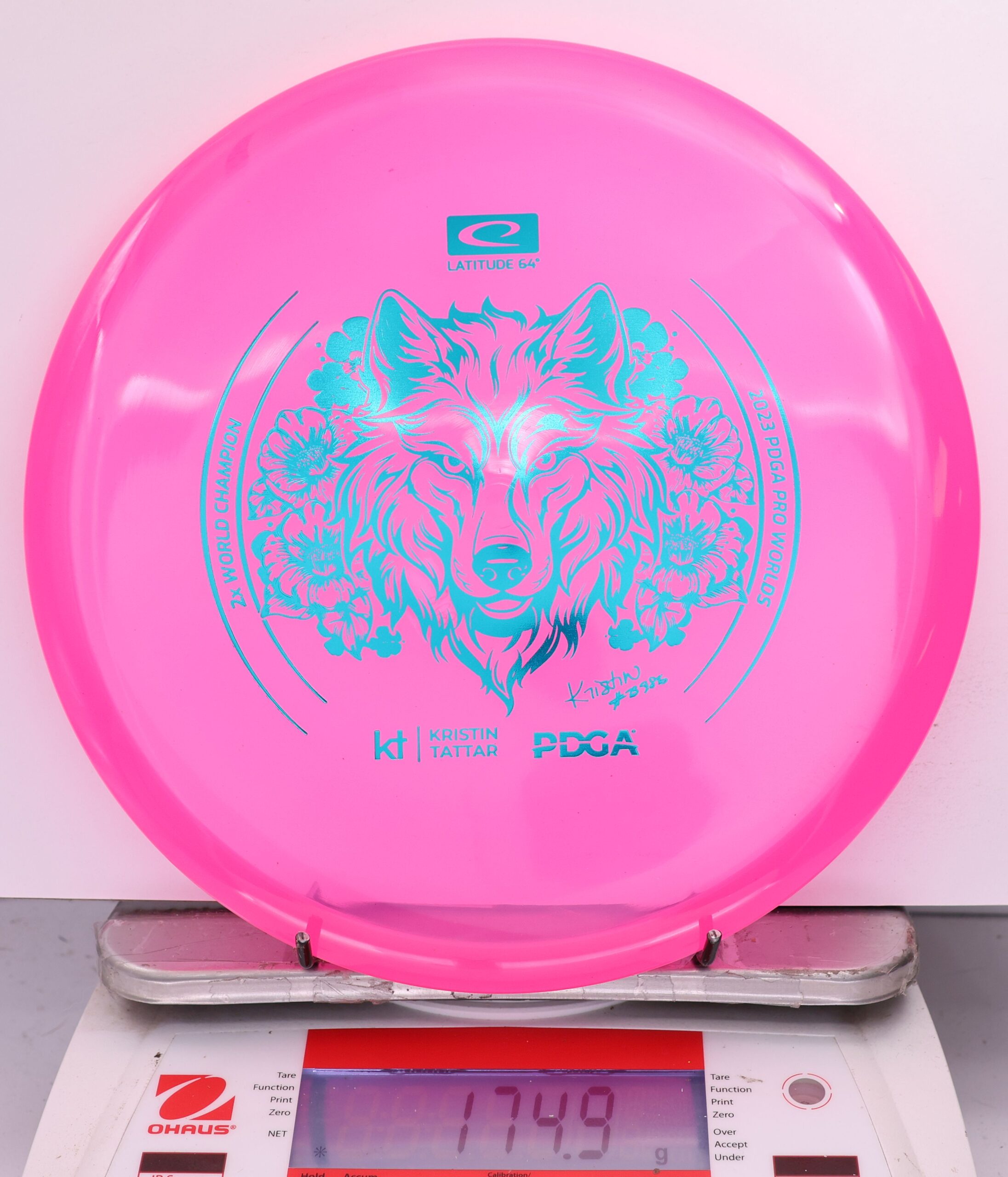 567500 Opto-X Pure, Kristin Tattar 2X Worlds - #808 Pink, 175
