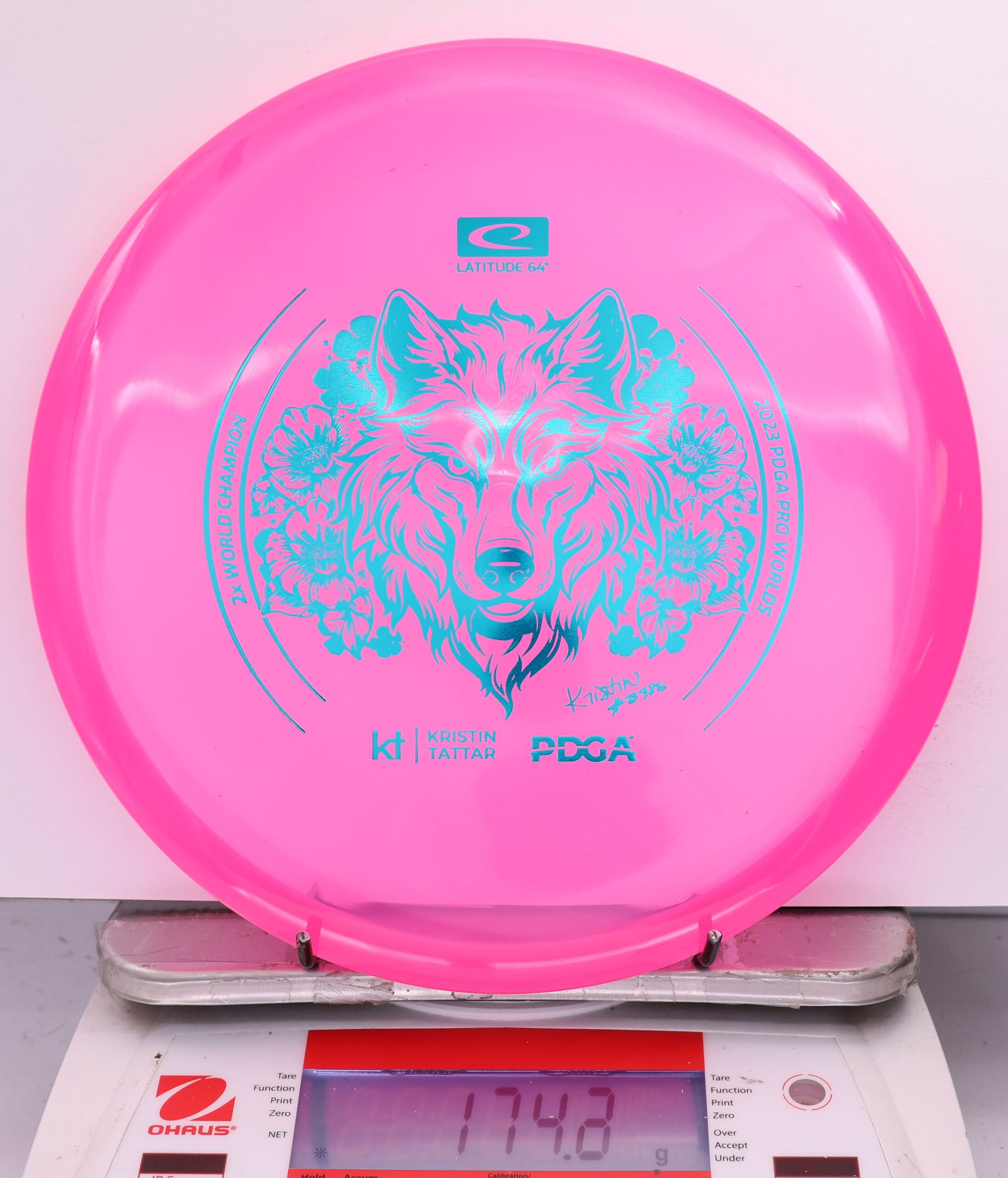 567501 Opto-X Pure, Kristin Tattar 2X Worlds - #809 Pink, 174