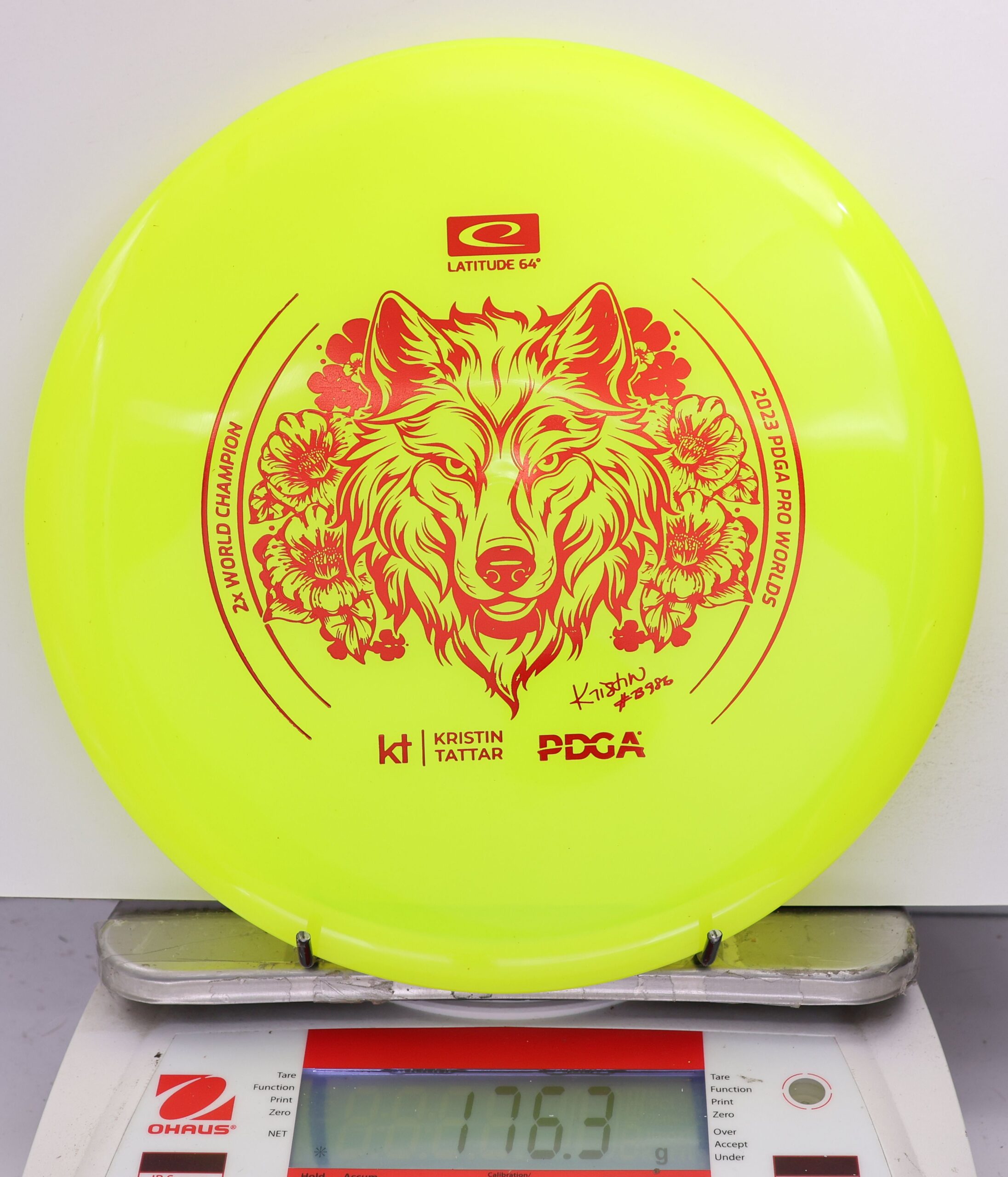 567519 Opto-X Pure, Kristin Tattar 2X Worlds - #812 Yellow, 176