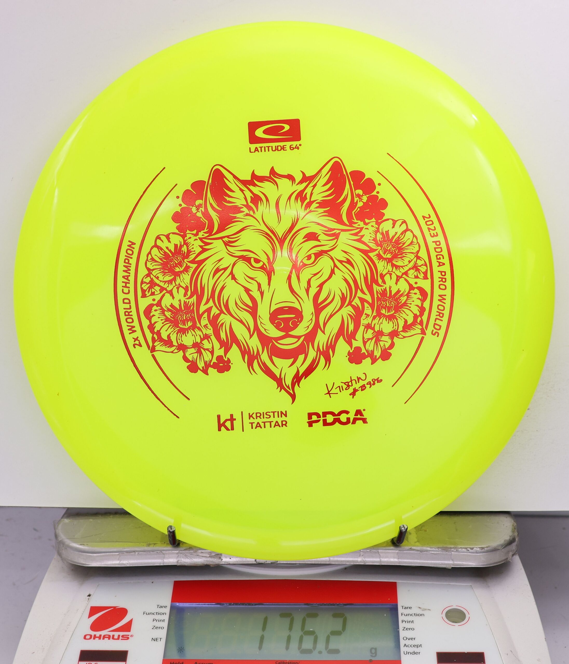 567520 Opto-X Pure, Kristin Tattar 2X Worlds - #813 Yellow, 176