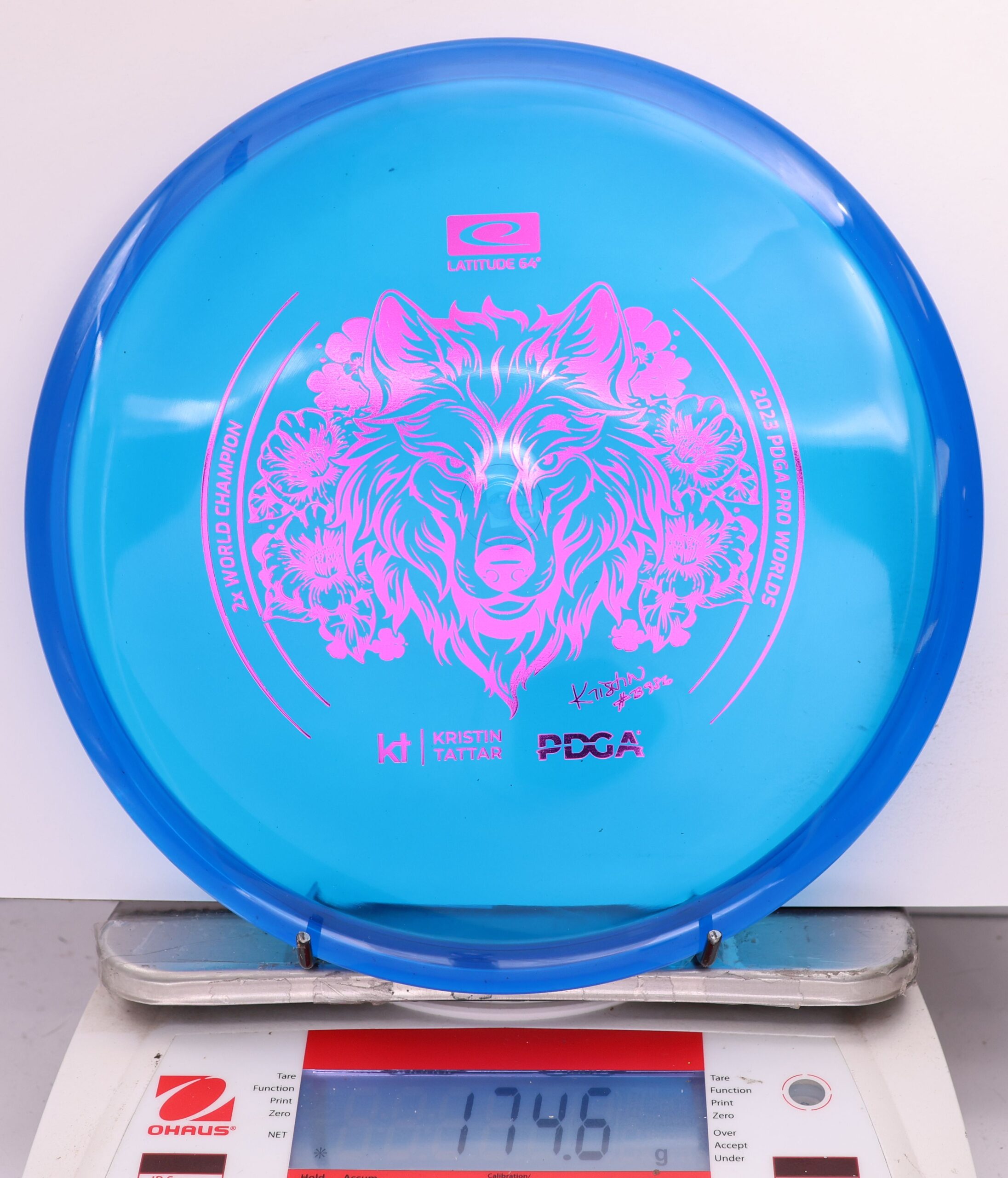 567540 Opto-X Pure, Kristin Tattar 2X Worlds - #818 Blue, 175