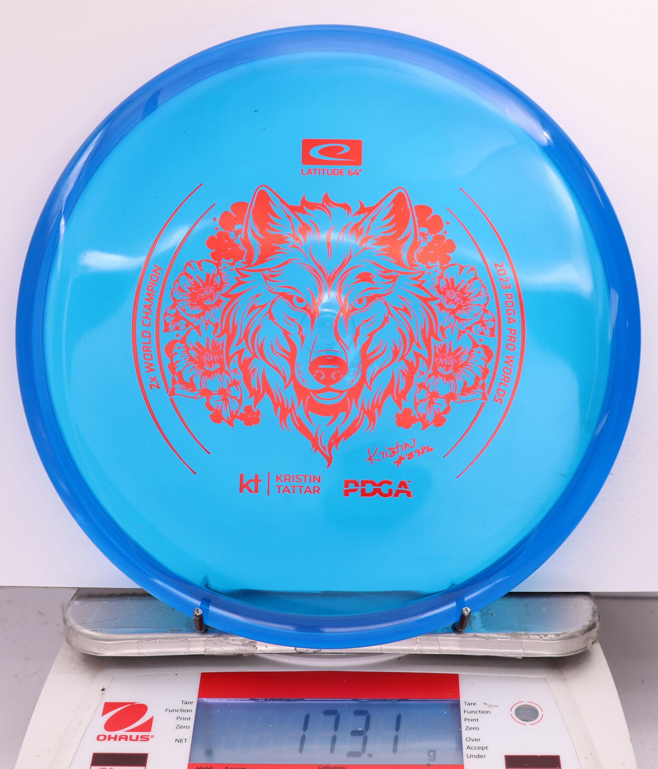 567541 Opto-X Pure, Kristin Tattar 2X Worlds - #819 Blue, 173