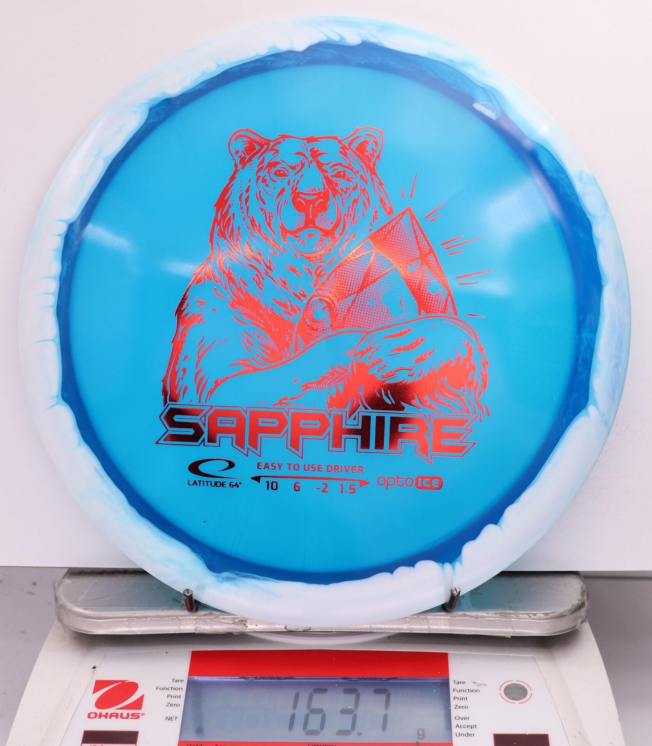 568190 Opto Ice Orbit Sapphire - #806 White-Blue, 164