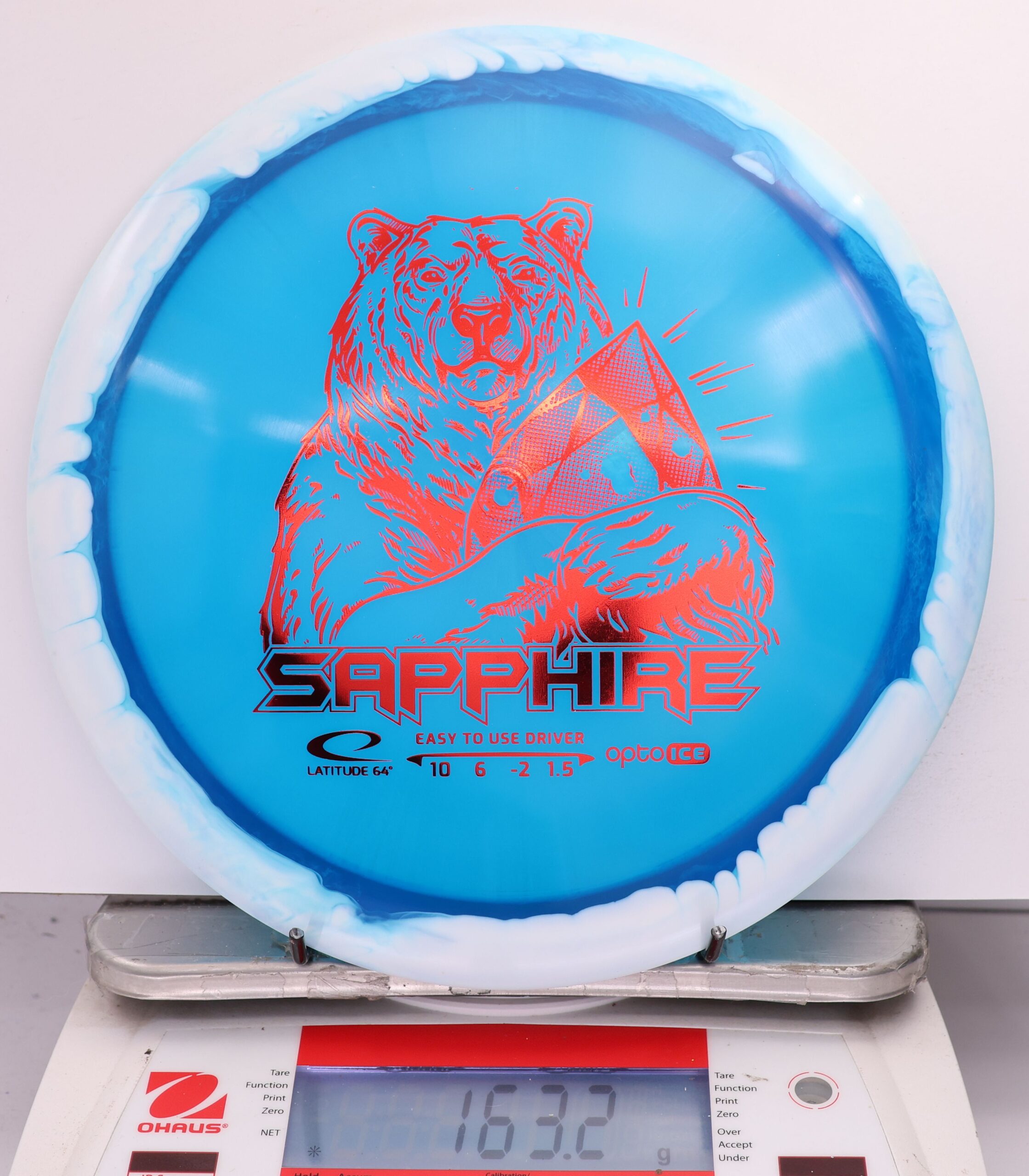 568210 Opto Ice Orbit Sapphire - #807 White-Blue, 163