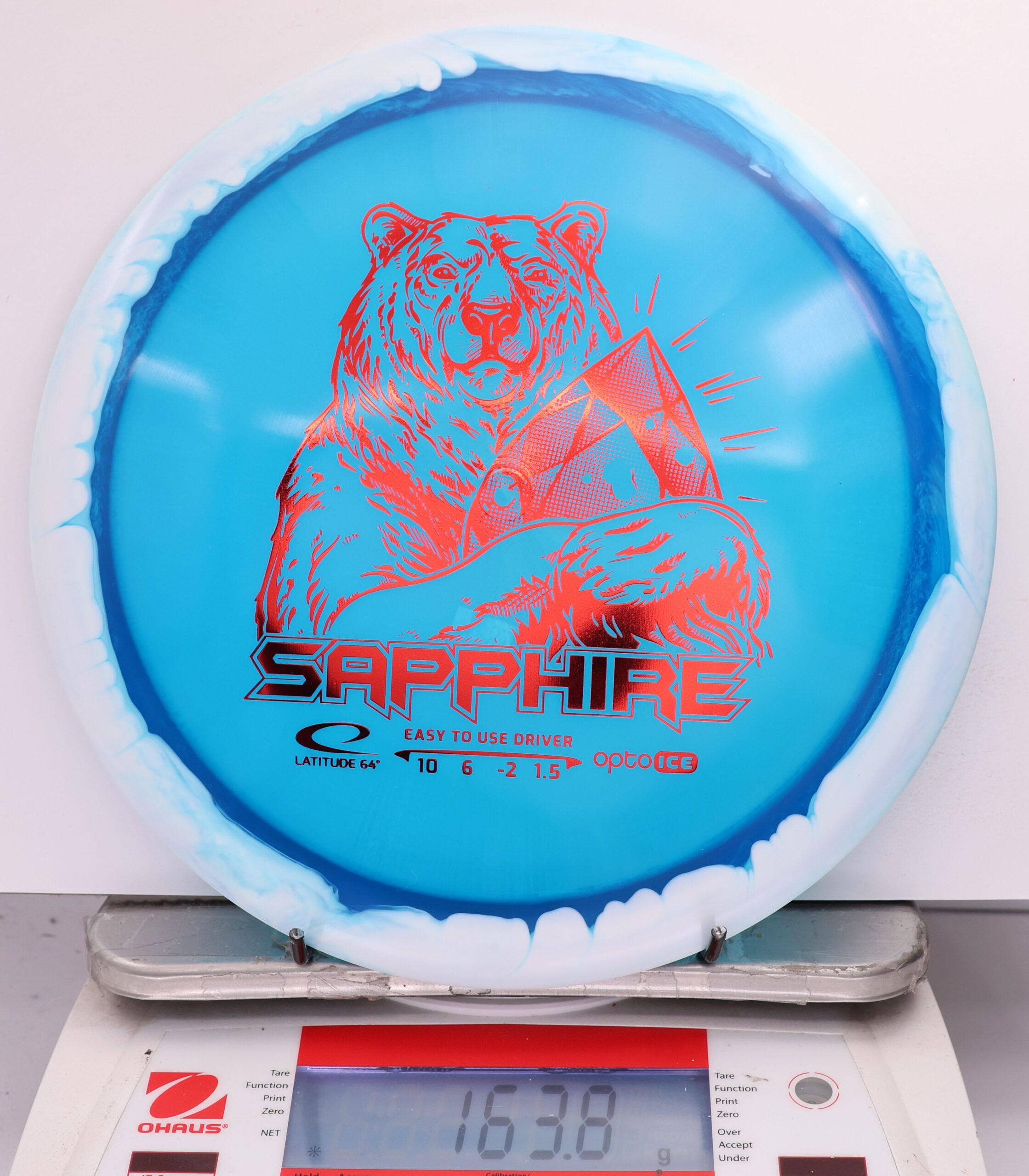 568213 Opto Ice Orbit Sapphire - #810 White-Blue, 164