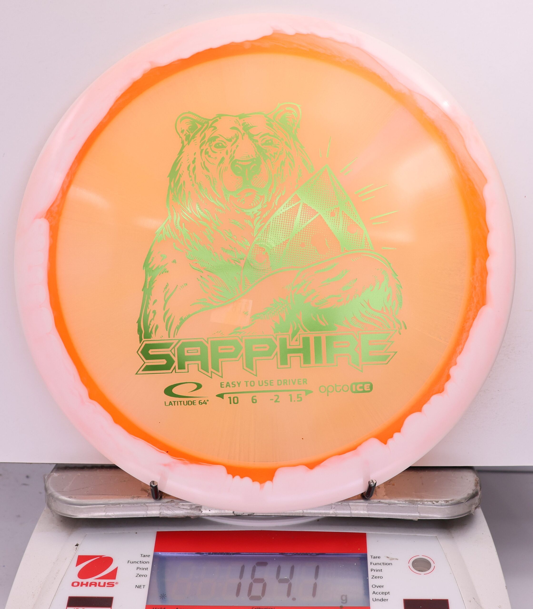 568230 Opto Ice Orbit Sapphire - #812 White-Orange, 164
