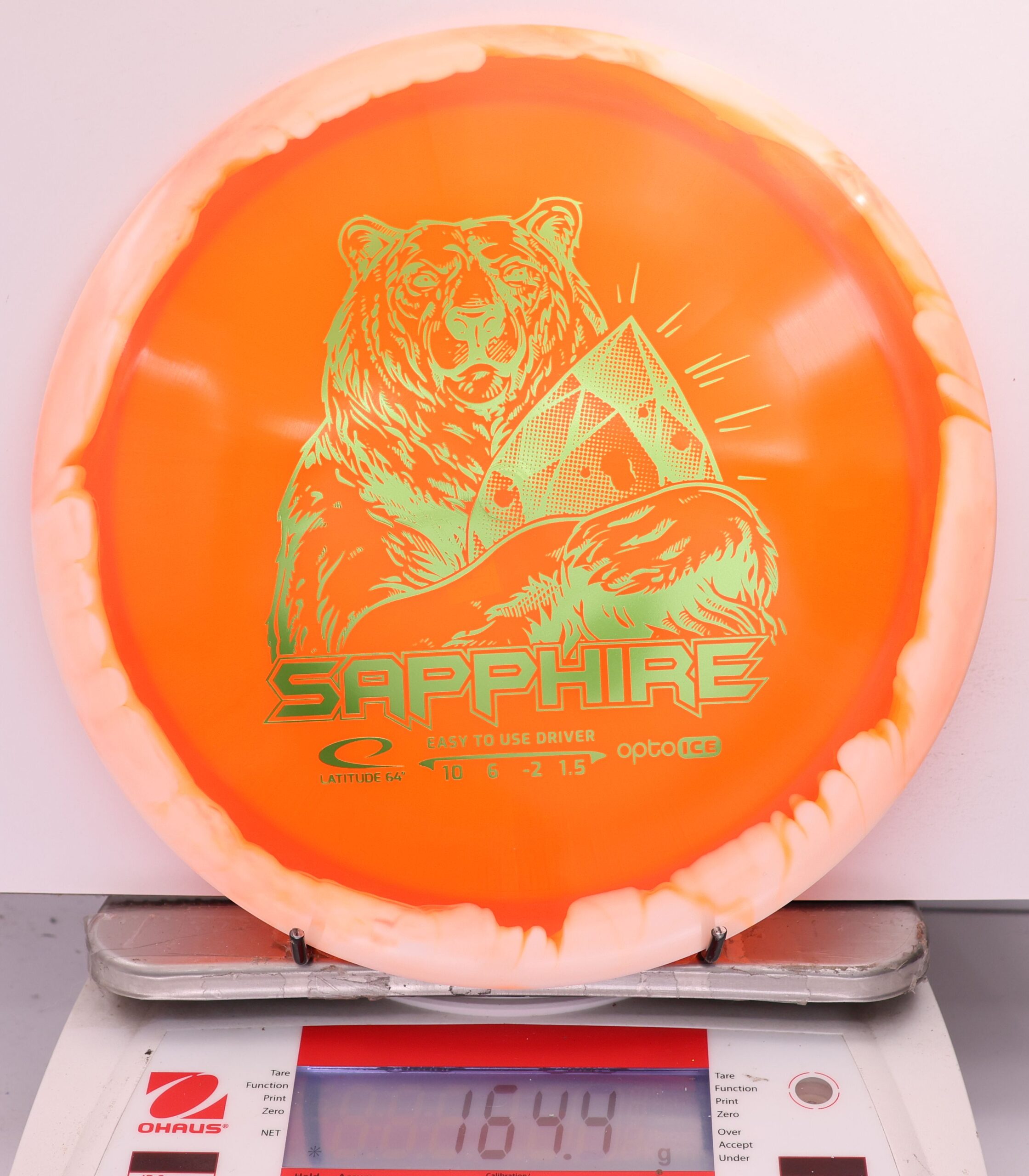 568231 Opto Ice Orbit Sapphire - #813 White-Orange, 164