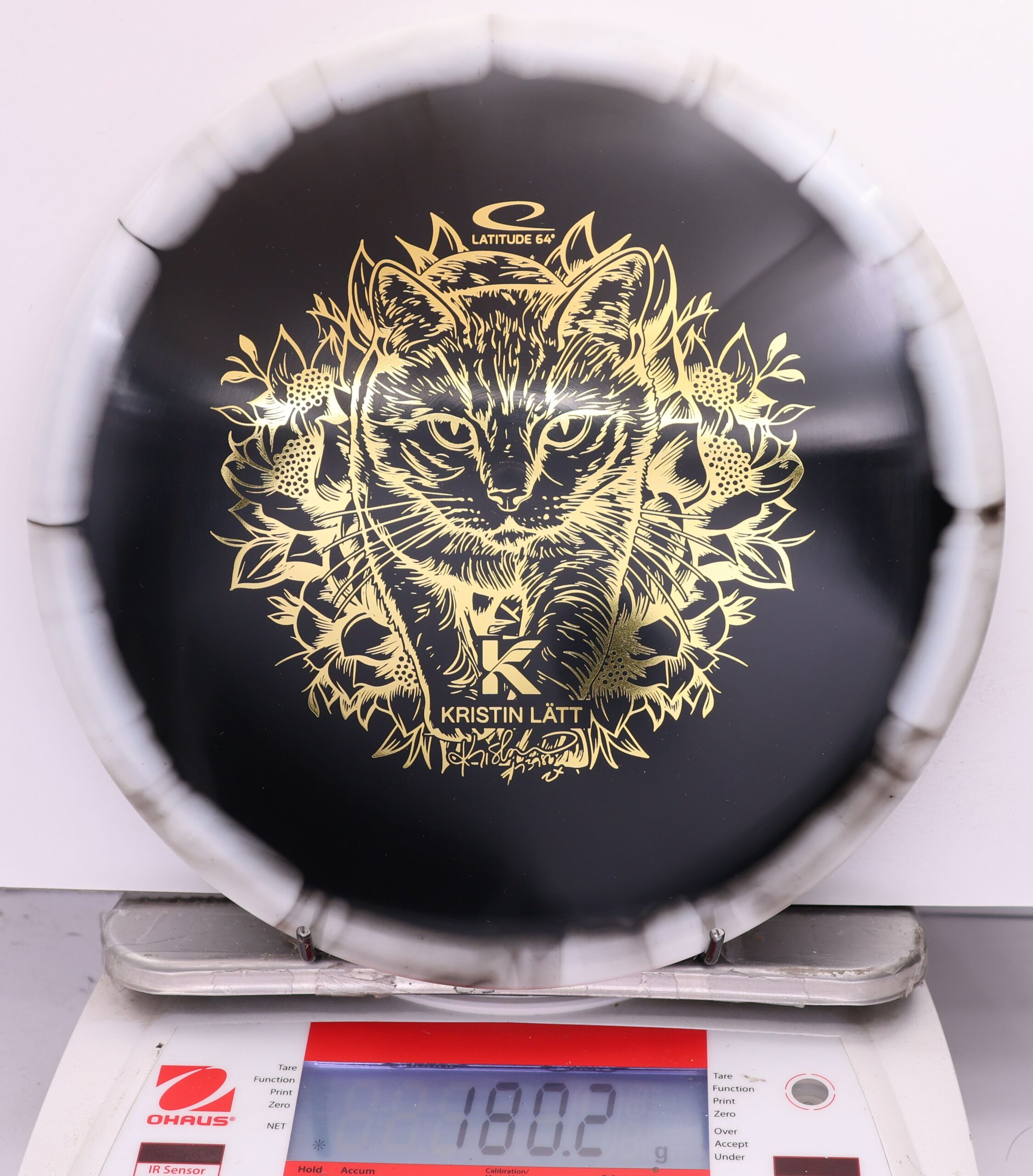 570912 Gold Orbit Claymore, Kristin Lätt 2025 Tour Series - #808 White-Black, 180