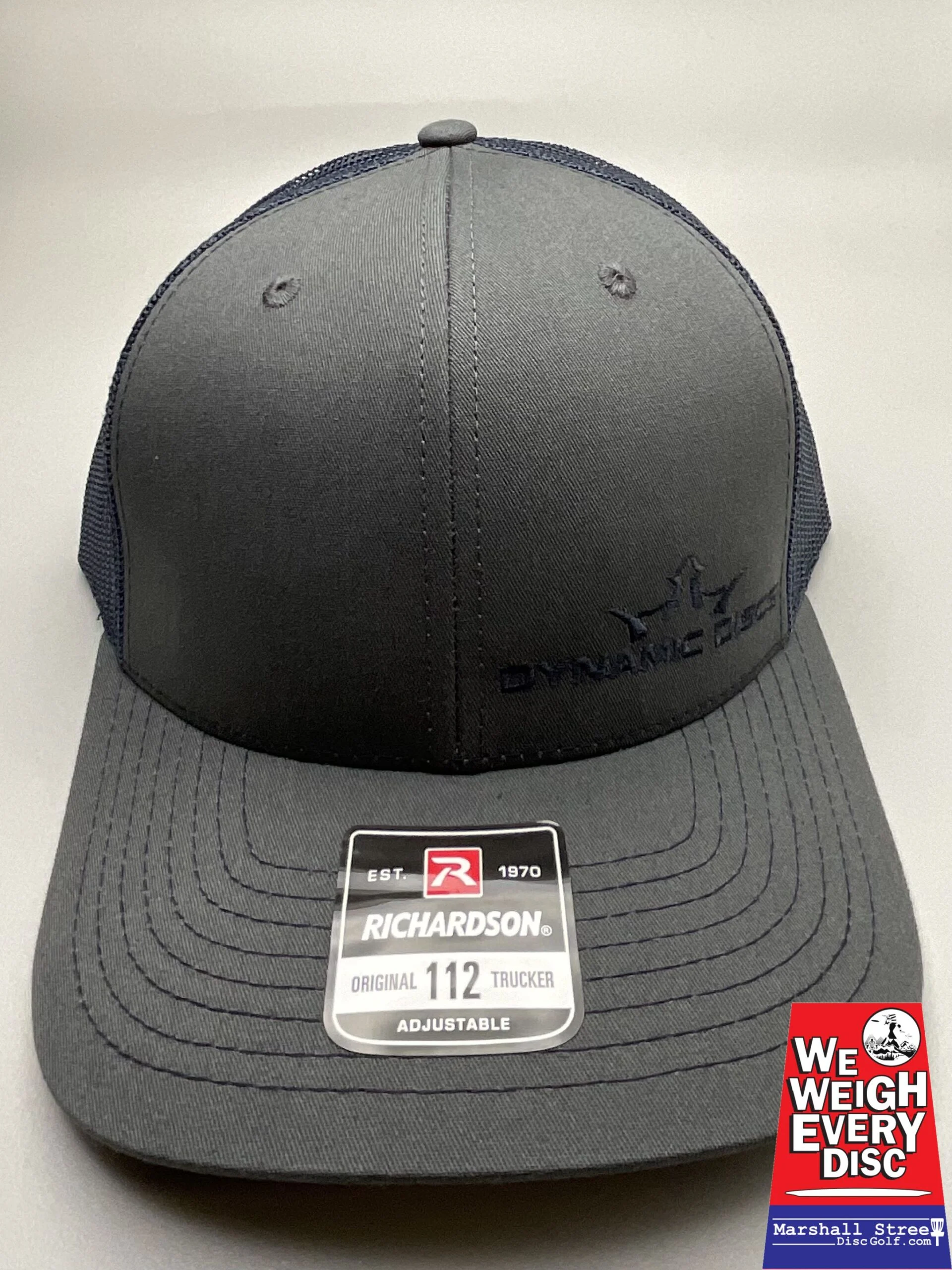 575842 Dynamic Discs King D's Trucker Hat - CharcoalNavy, Snapback