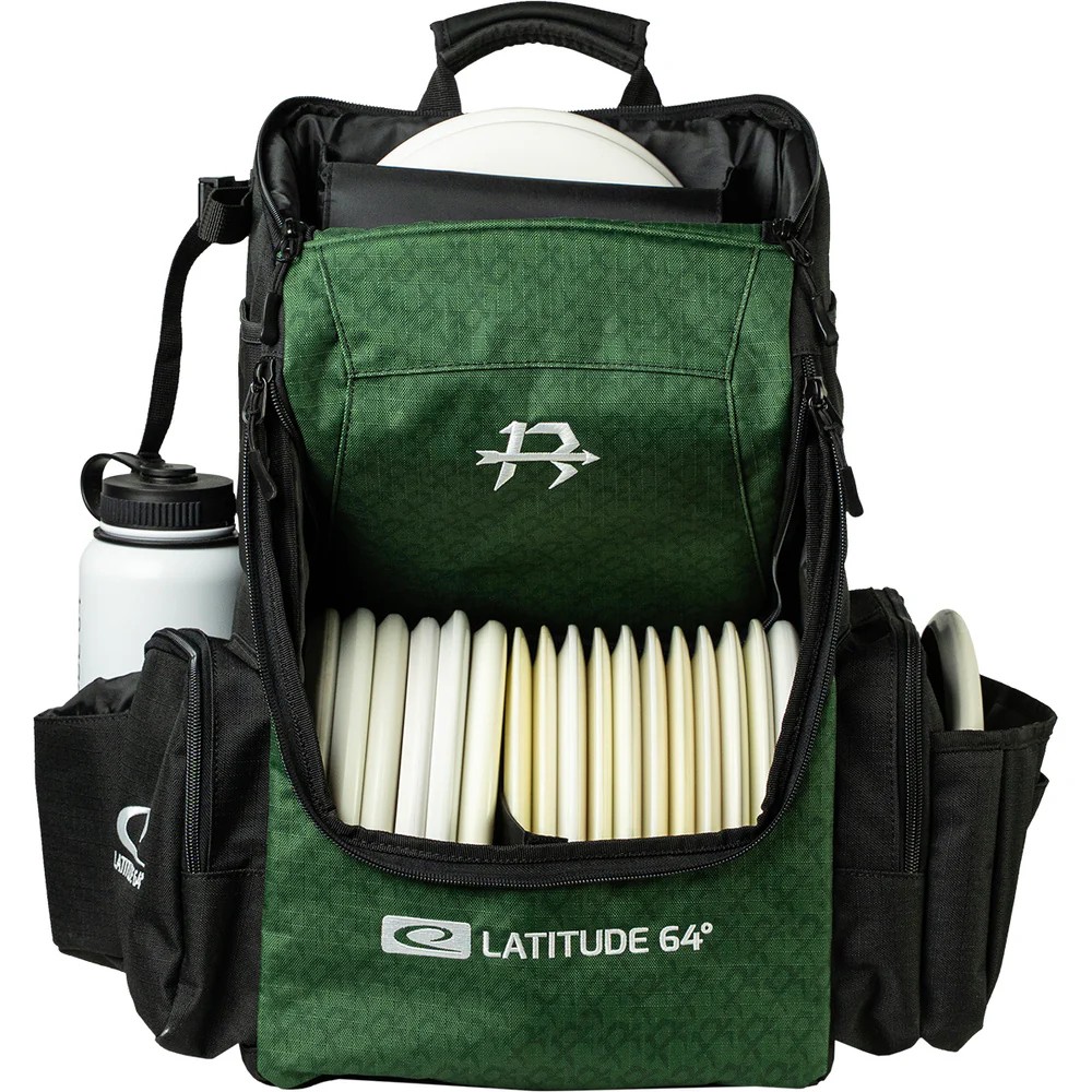 575852 Latitude 64 Core Pro E3 Backpack, Isaac Robinson - IR-Green, 18+Discs