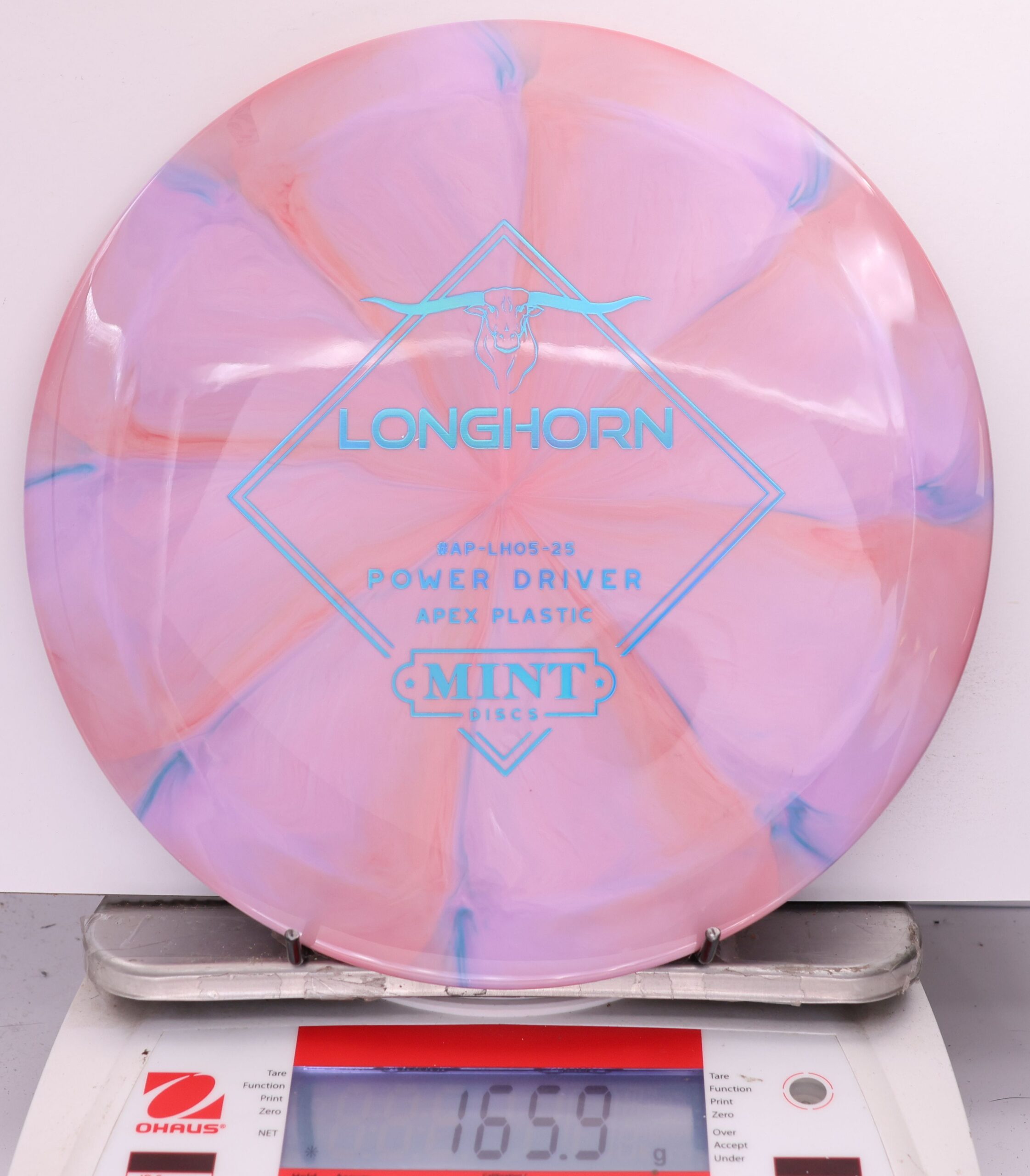 579316 Swirly Apex Longhorn - #19 PInkBlue, 166