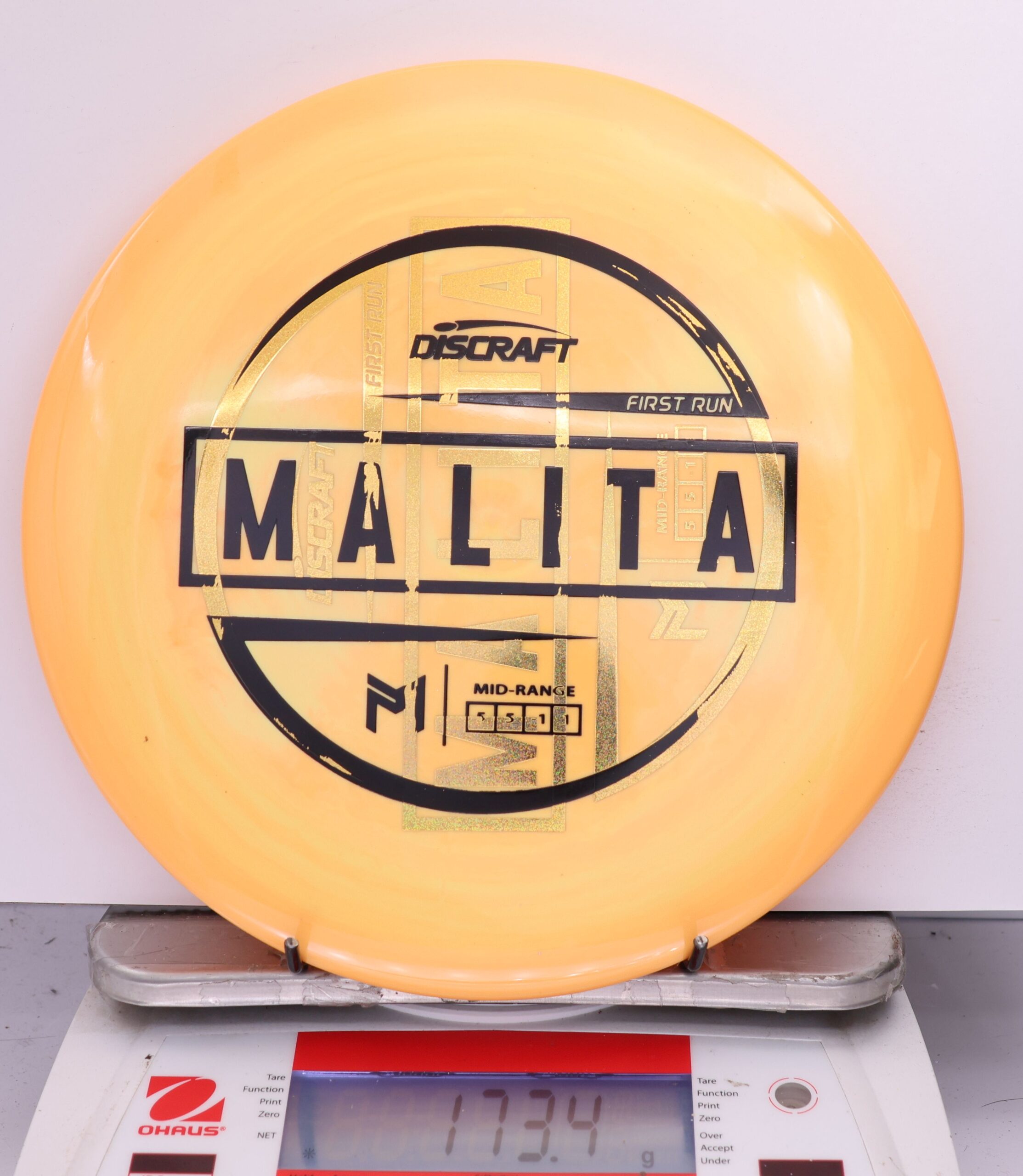 580729 X-Out ESP Malita, Paul McBeth - 1st Run - #11 LtOrange, 173