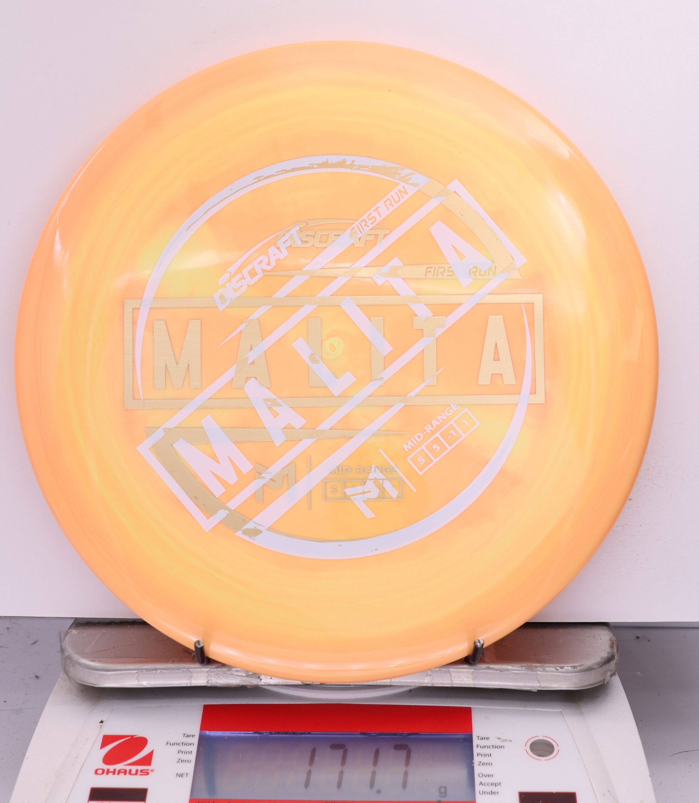 580731 X-Out ESP Malita, Paul McBeth - 1st Run - #13 LtOrange, 172