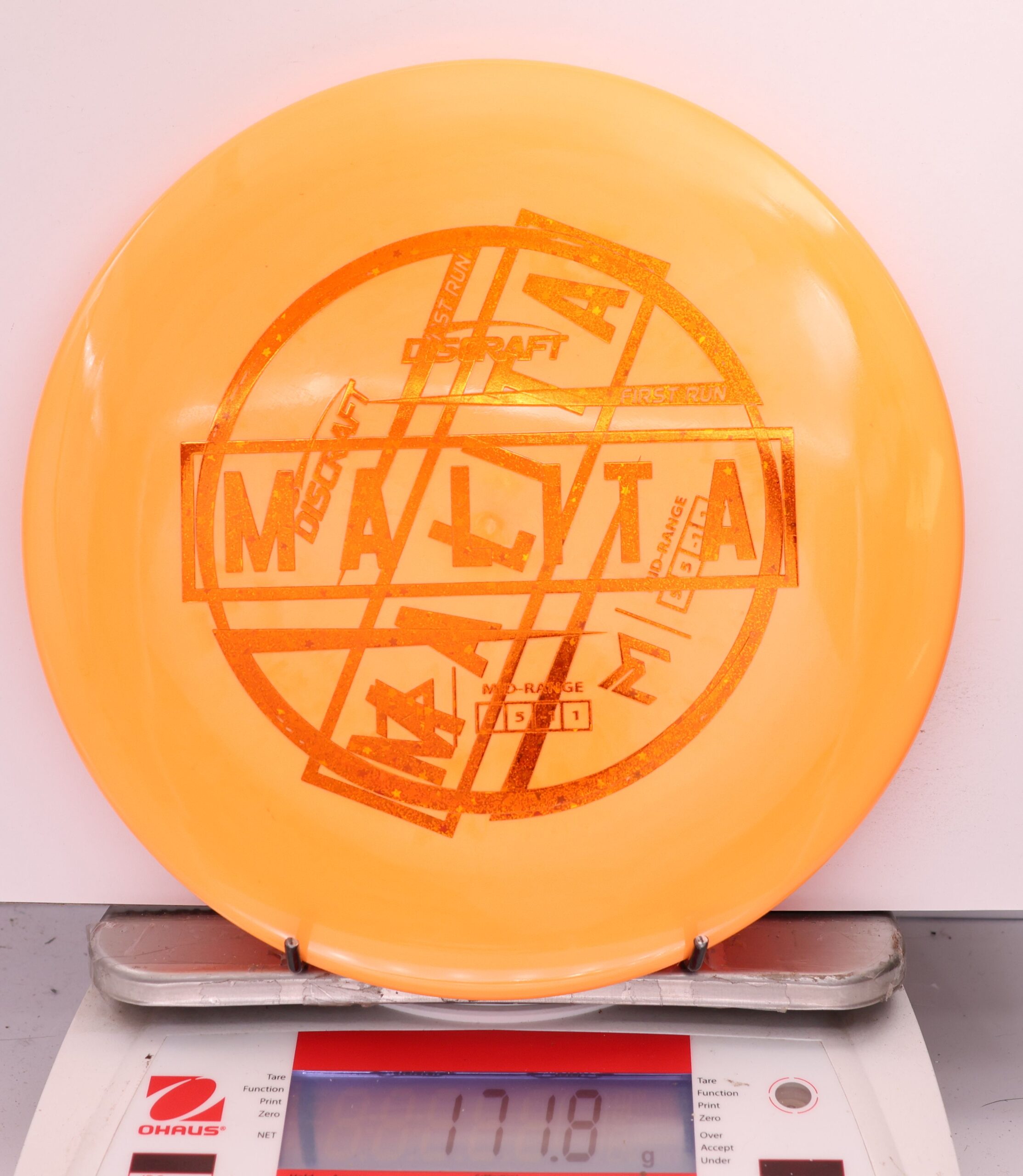 580732 X-Out ESP Malita, Paul McBeth - 1st Run - #14 Orange, 172