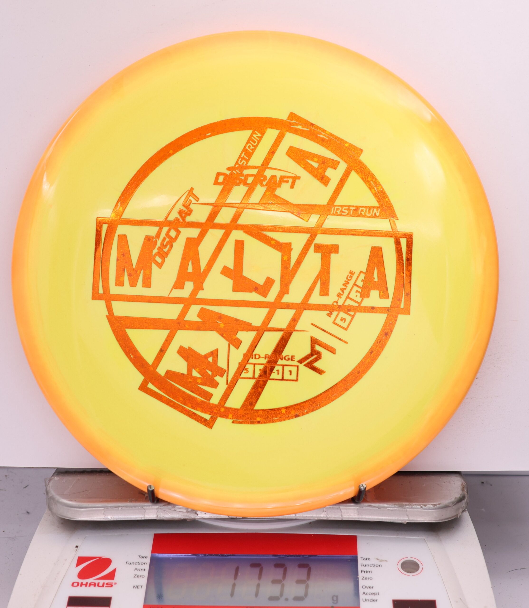 580733 X-Out ESP Malita, Paul McBeth - 1st Run - #15 OrangeYellow, 173