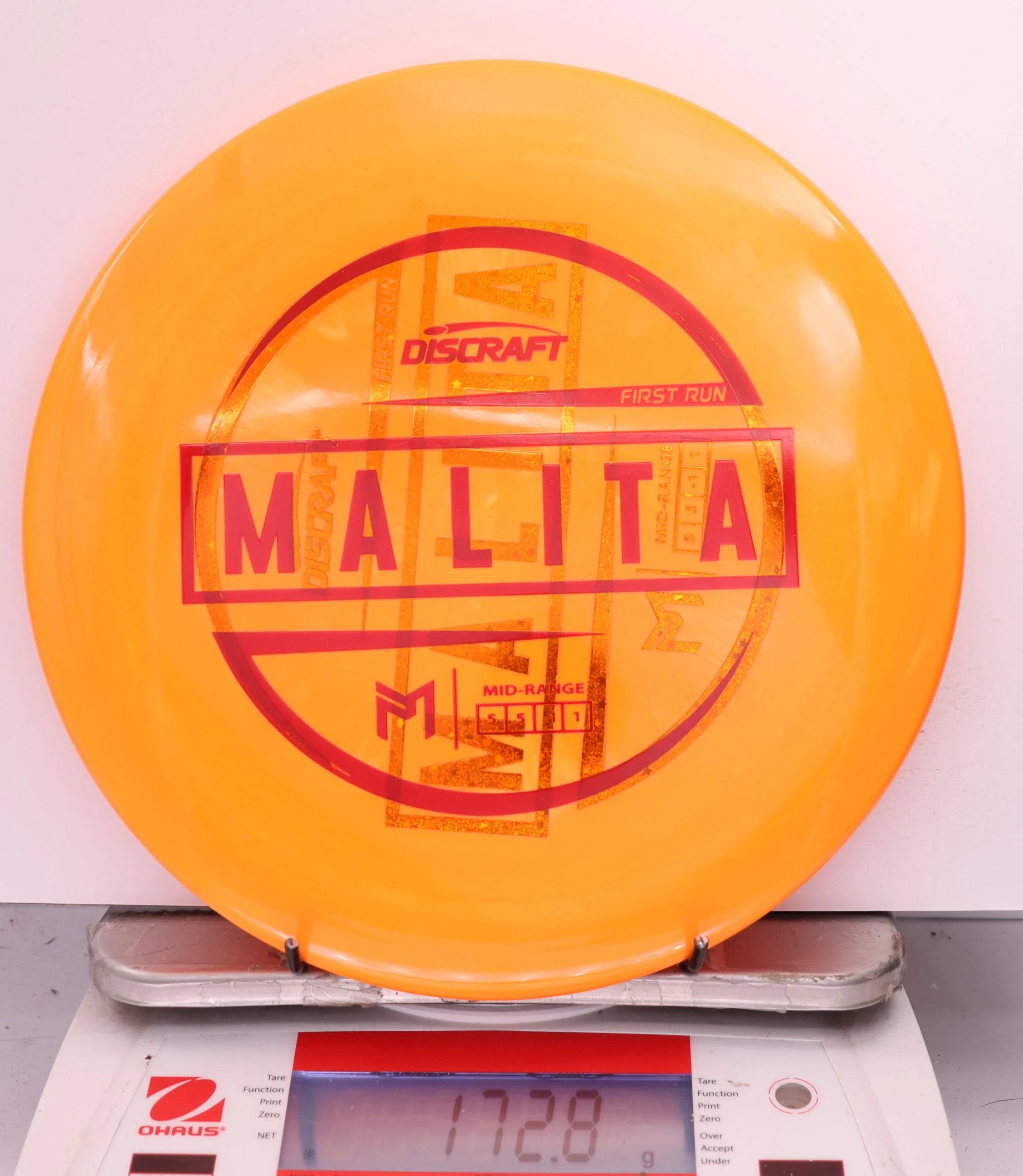 580744 X-Out ESP Malita, Paul McBeth - 1st Run - #19 Orange, 173
