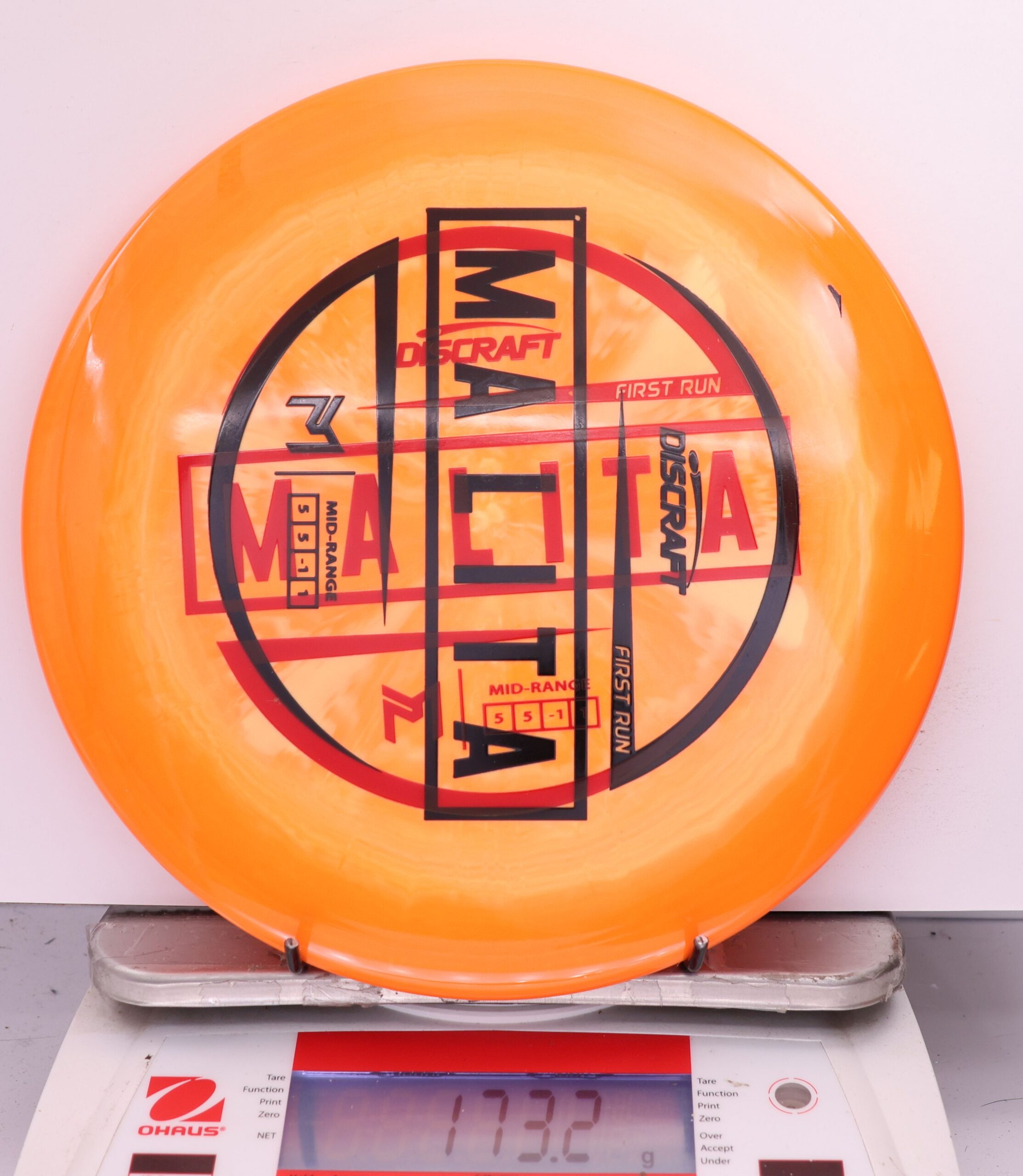 580745 X-Out ESP Malita, Paul McBeth - 1st Run - #20 Orange, 173