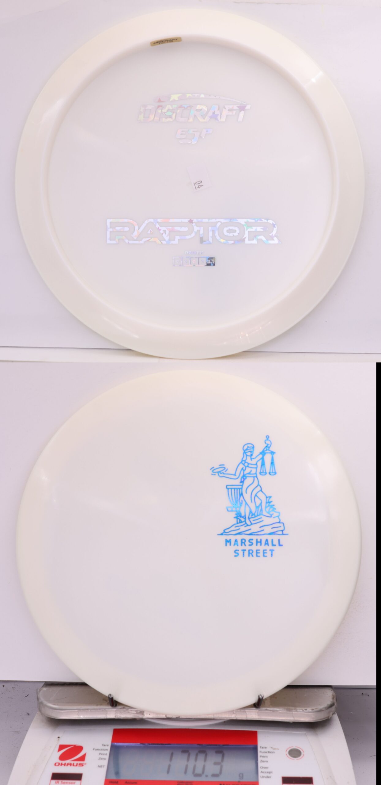 581735 ESP Raptor, Bottom Stamp Little Lady Justice - #04 White, 170