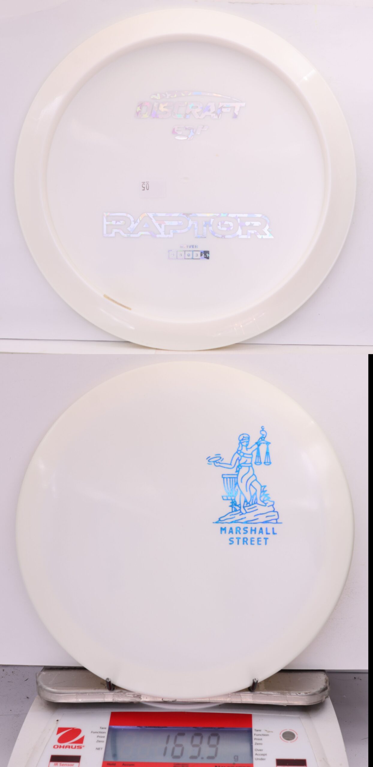 581736 ESP Raptor, Bottom Stamp Little Lady Justice - #05 White, 170