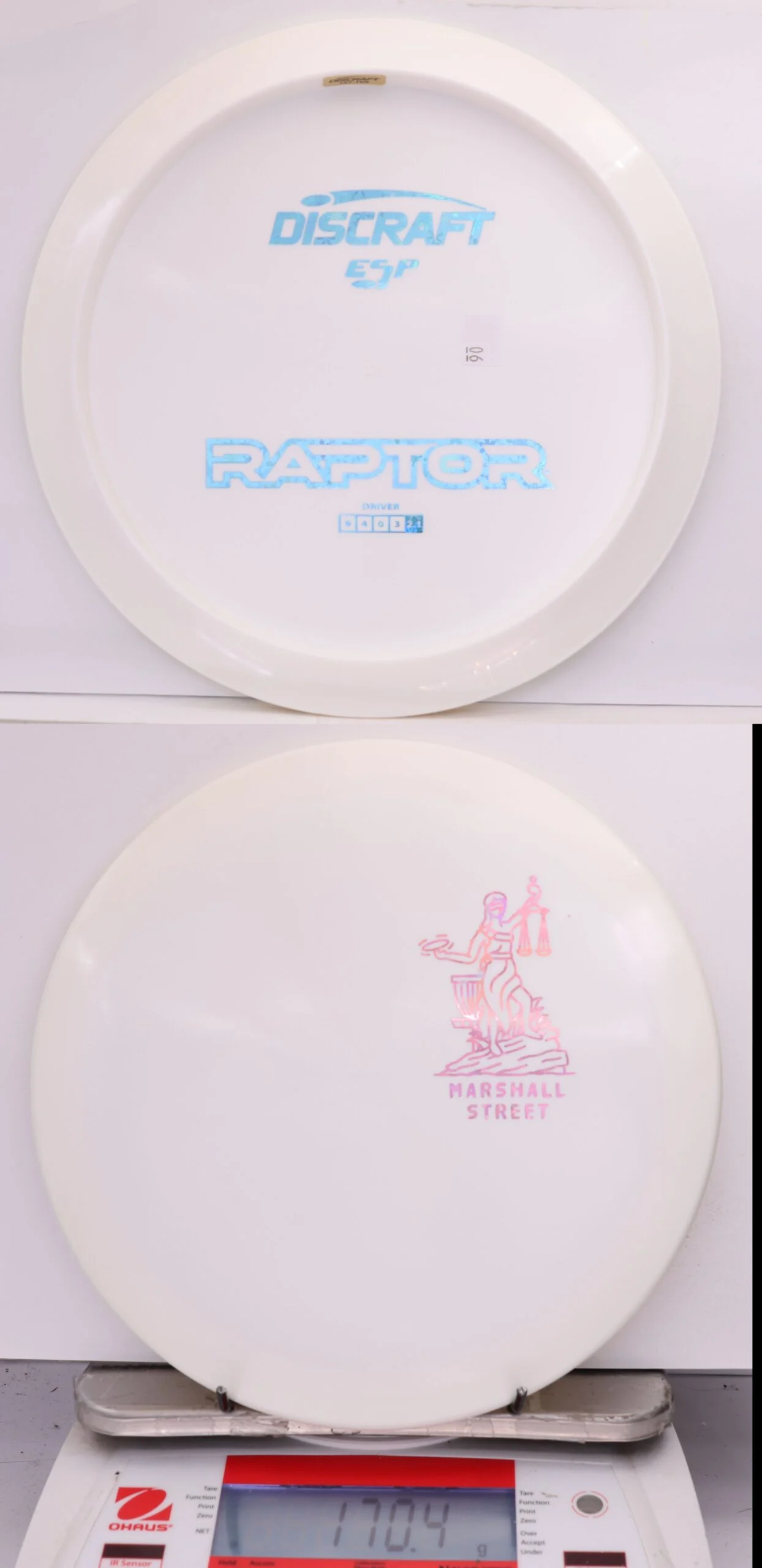 581737 ESP Raptor, Bottom Stamp Little Lady Justice - #06 White, 170