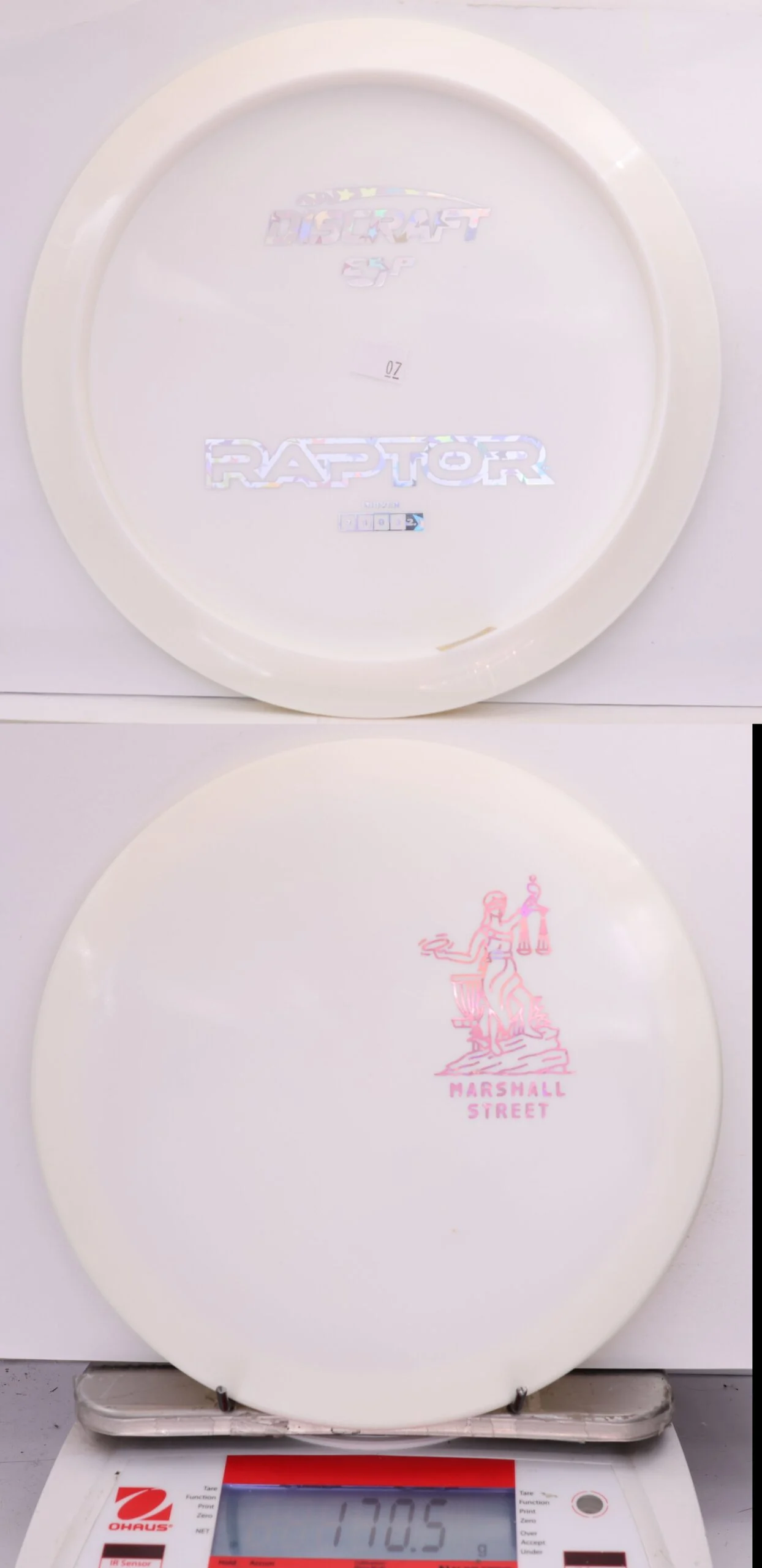 581738 ESP Raptor, Bottom Stamp Little Lady Justice - #07 White, 171