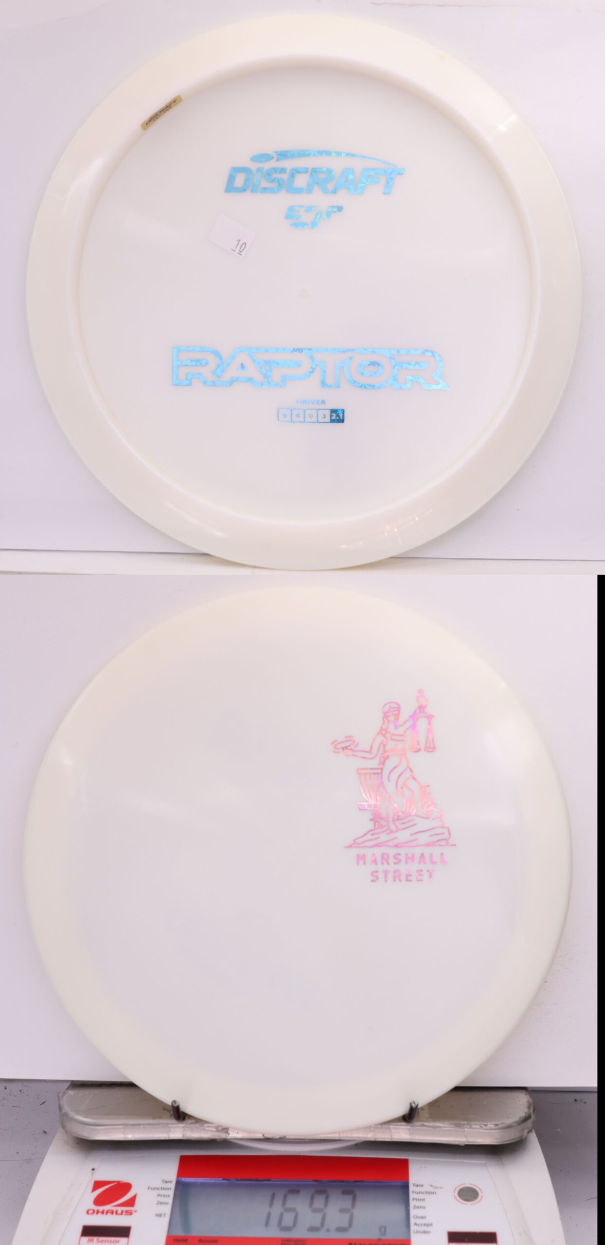 581749 ESP Raptor, Bottom Stamp Little Lady Justice - #10 White, 169