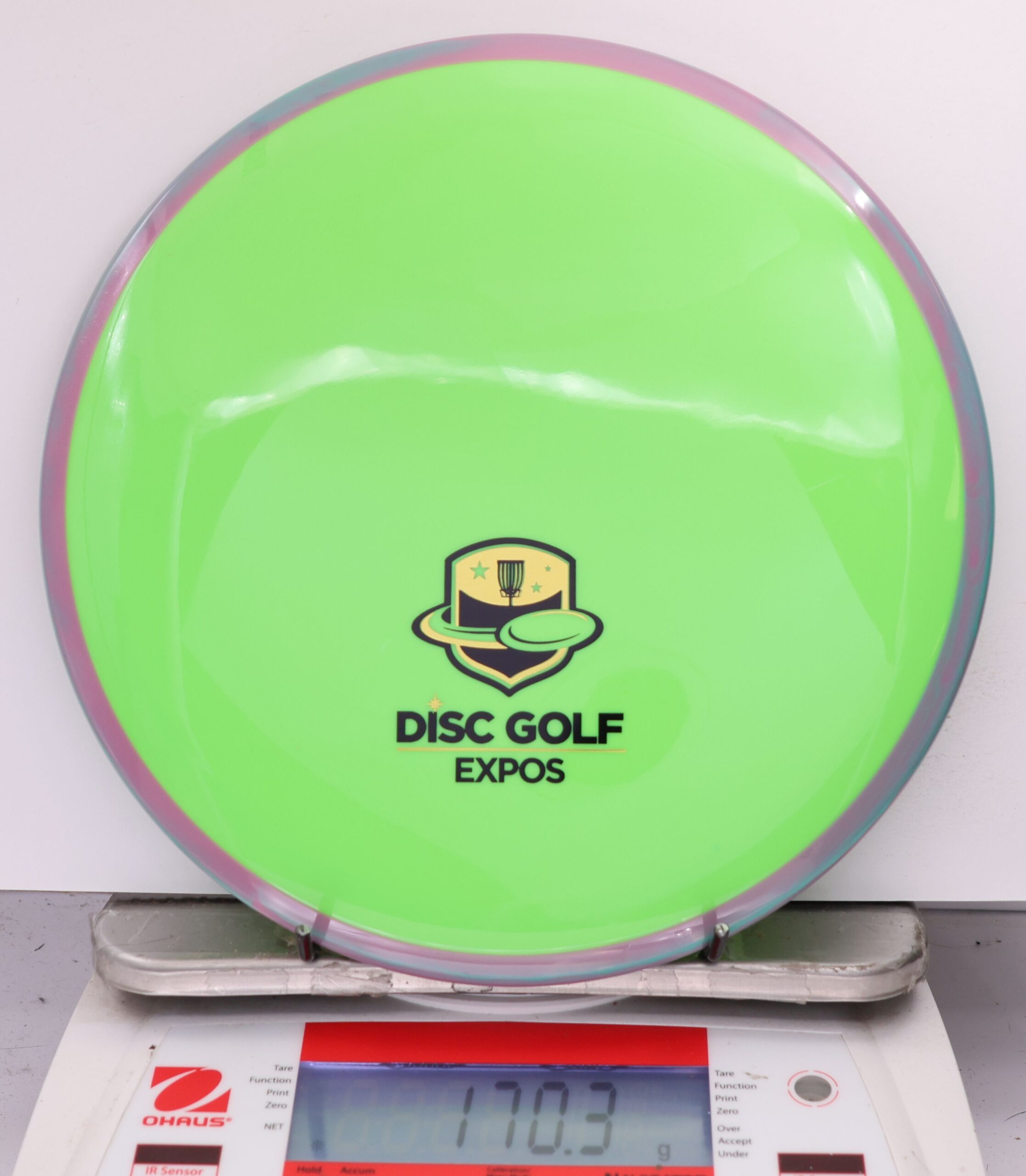 584743 Neutron Crave, 2026 Disc Golf Expos - #18 MgntaBlu-LtGreen, 170