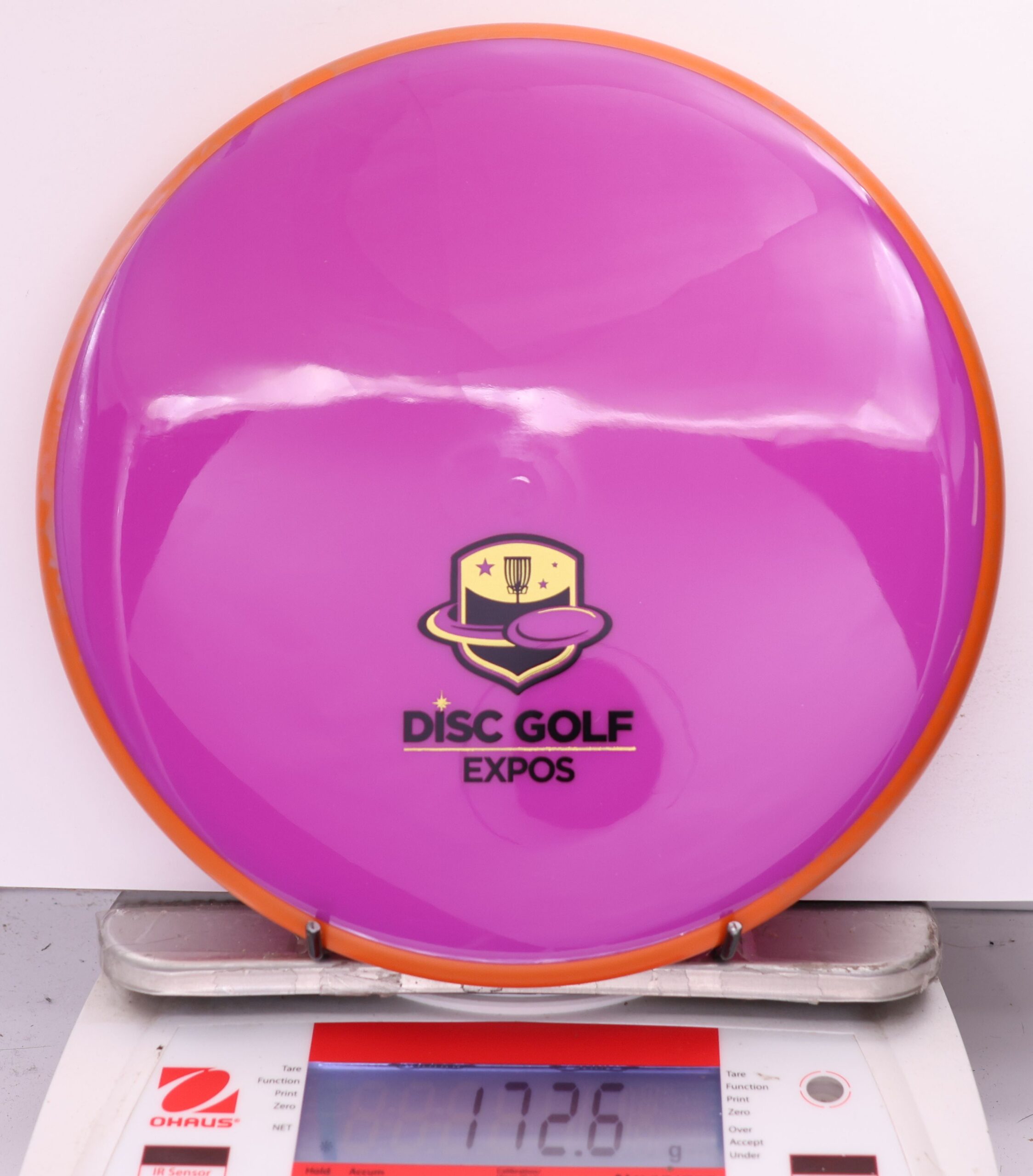 585161 Neutron Soft Proxy, 2026 Disc Golf Expos - #28 Orange-Purple, 173