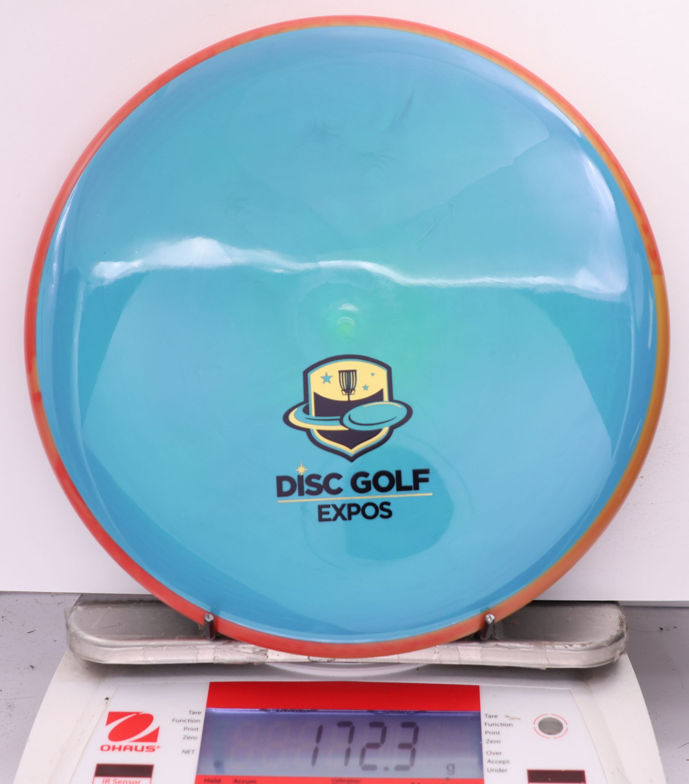 585216 Neutron Soft Proxy, 2026 Disc Golf Expos - #34 Orange-Blue, 172