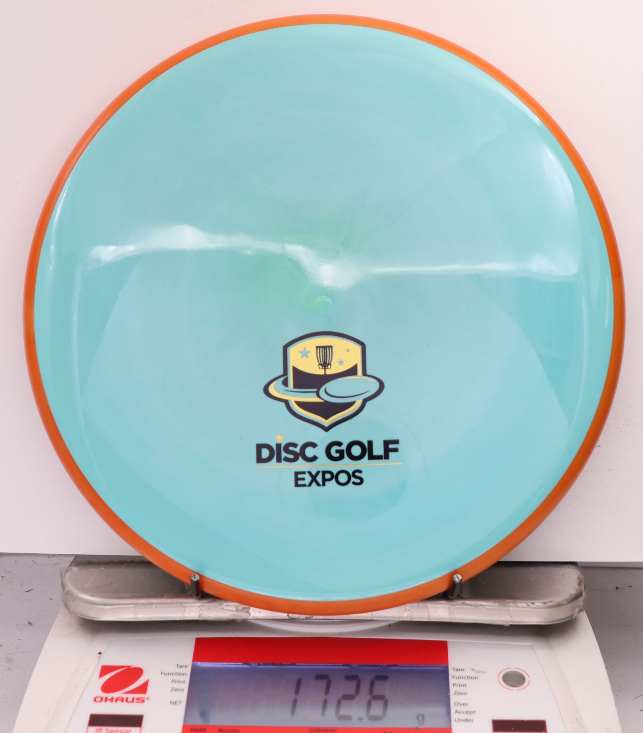 585217 Neutron Soft Proxy, 2026 Disc Golf Expos - #35 Orange-LtBlue, 173