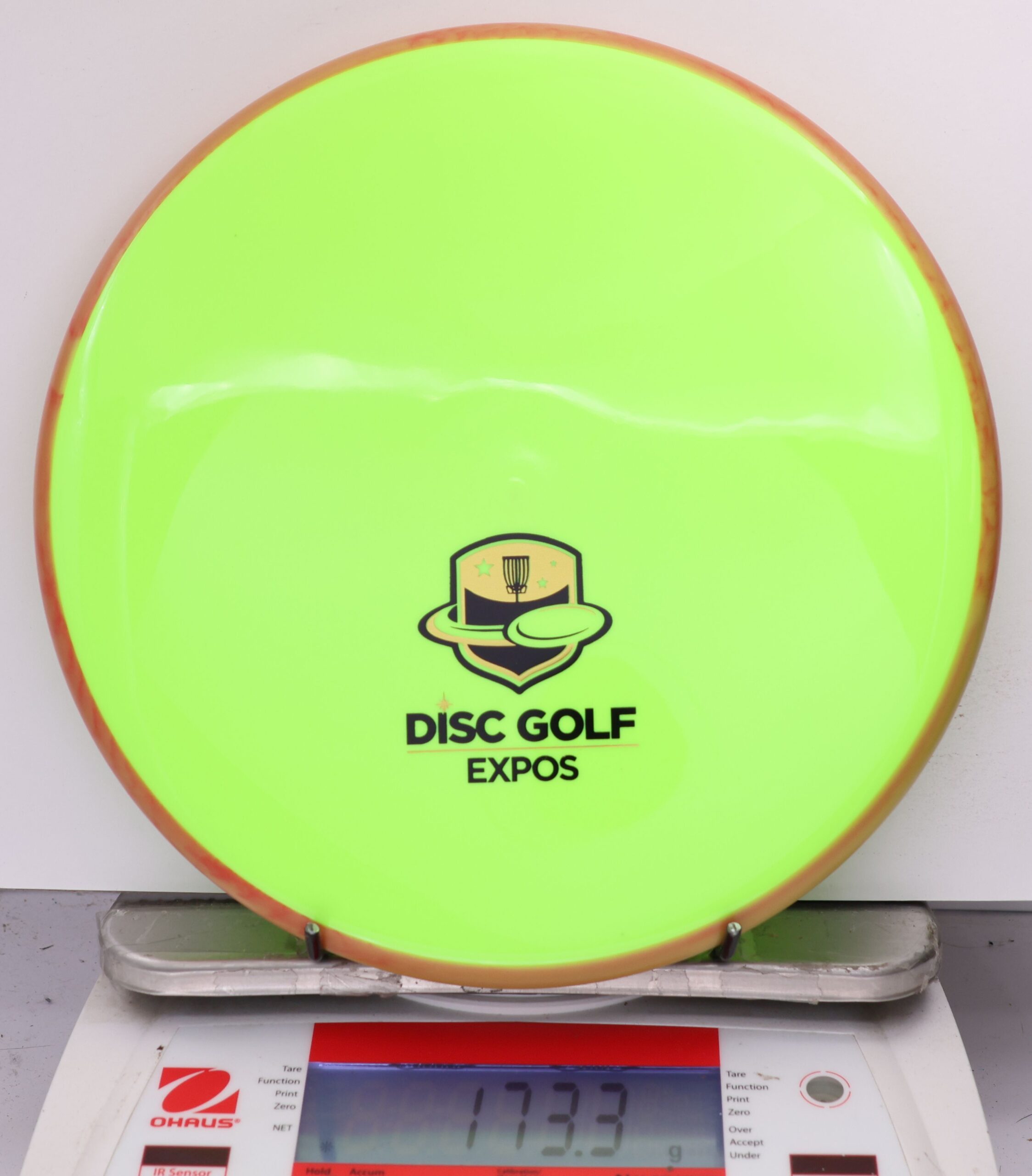 585272 Neutron Soft Proxy, 2026 Disc Golf Expos - #41 Orange-Yellow, 173