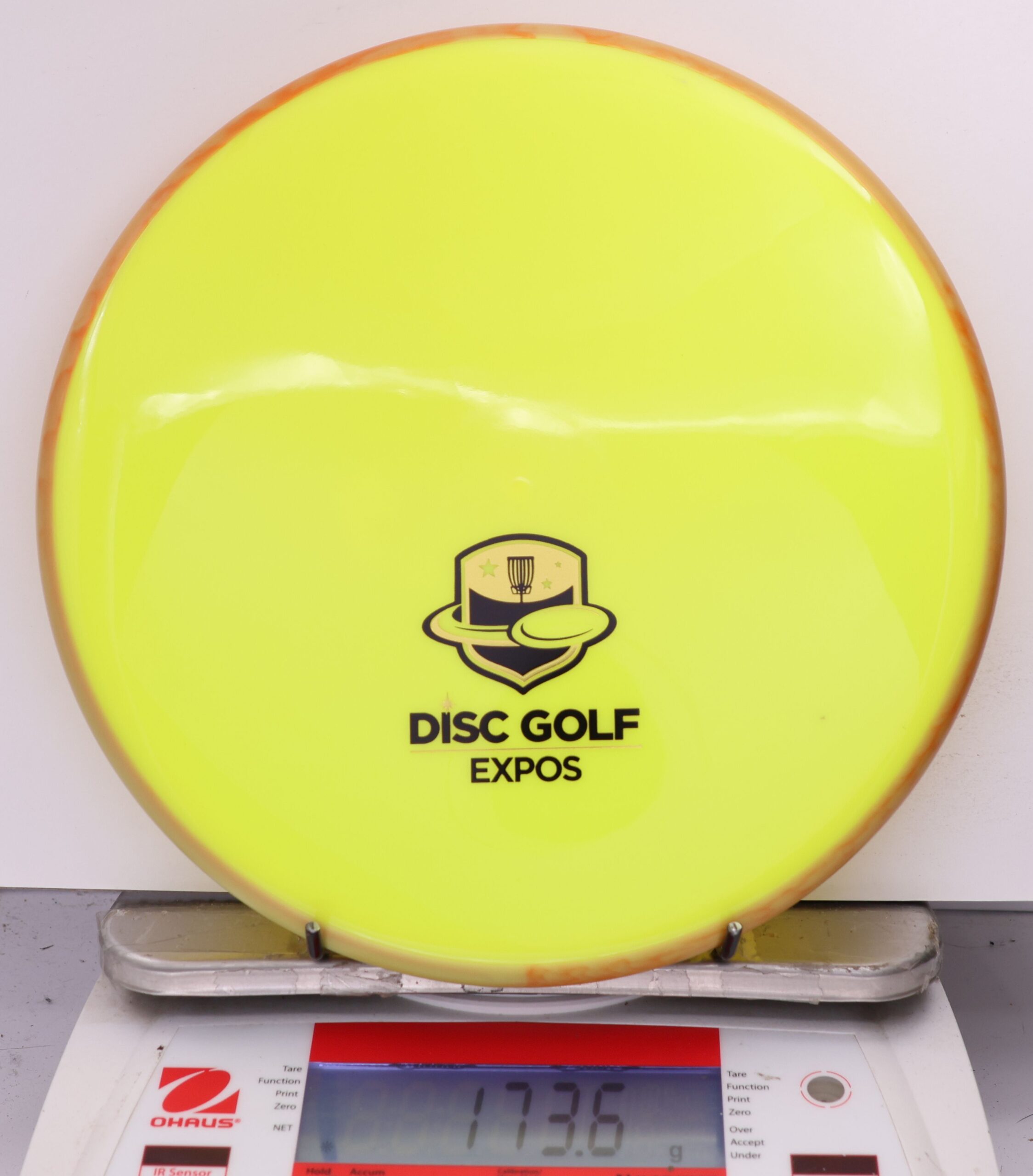 585324 Neutron Soft Proxy, 2026 Disc Golf Expos - #44 LtOrng-Yellow, 174