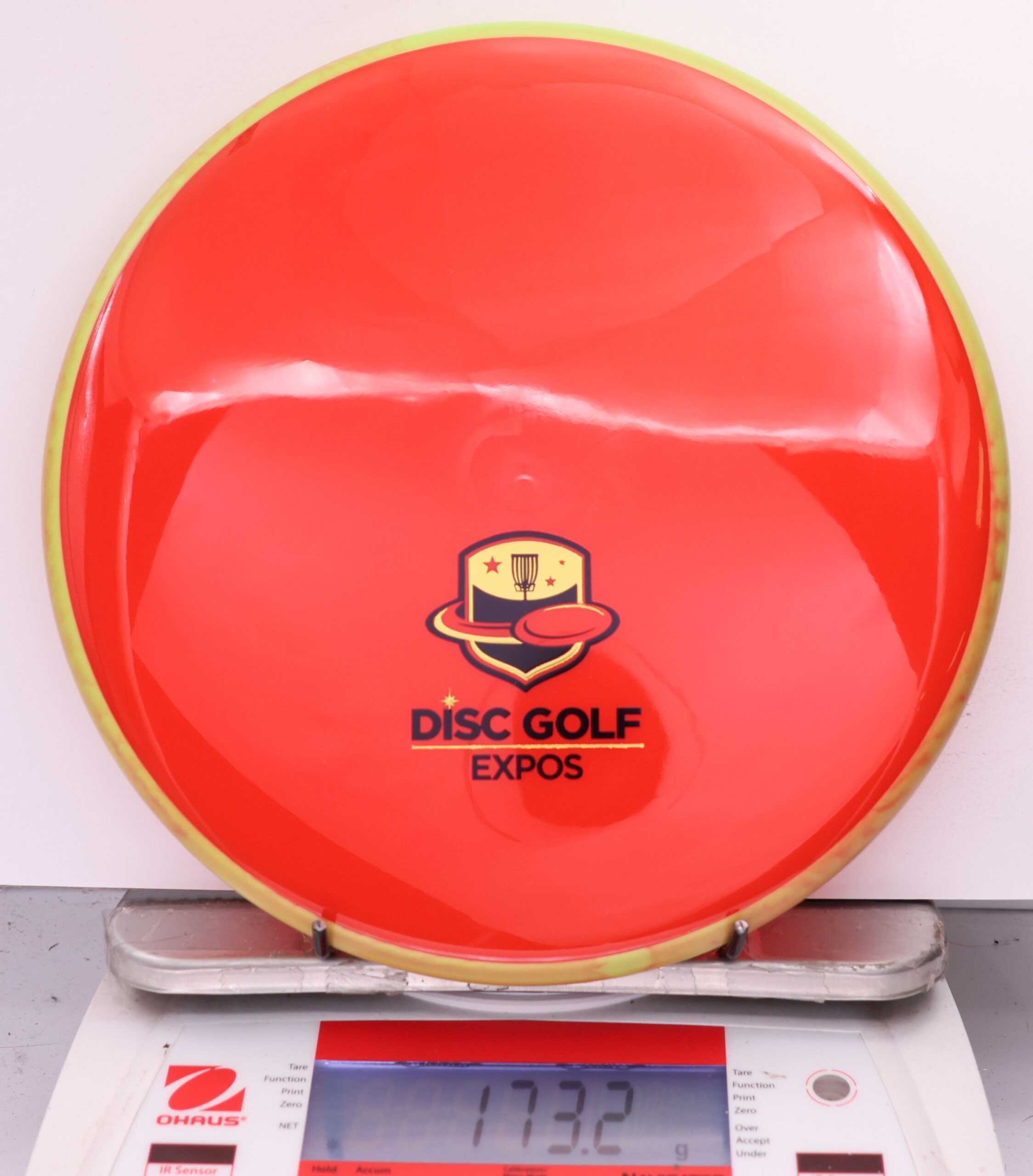 585485 Neutron Soft Proxy, 2026 Disc Golf Expos - #58 Yello-Red, 173