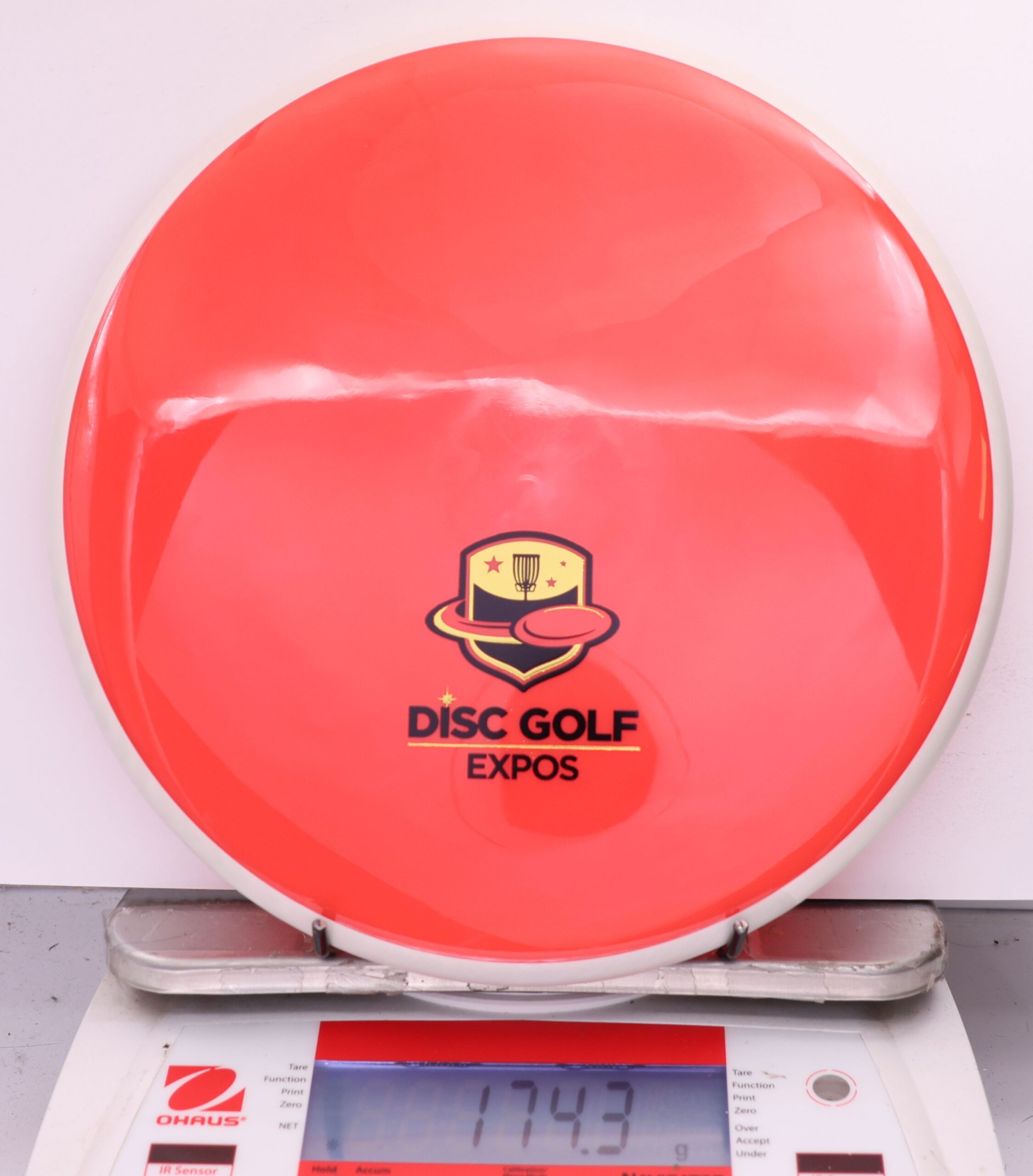 585488 Neutron Soft Proxy, 2026 Disc Golf Expos - #61 White-Red, 174