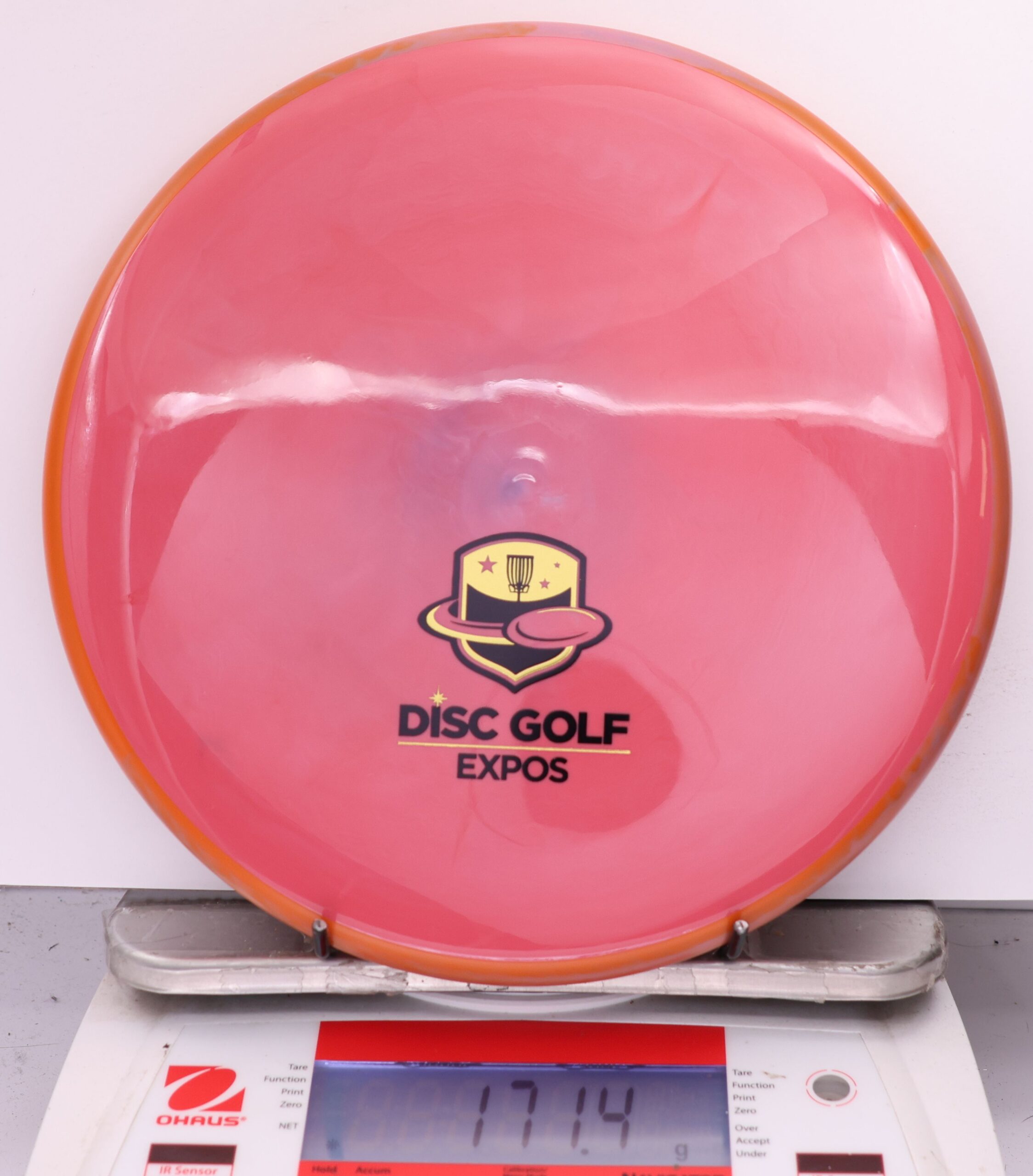 585539 Neutron Soft Proxy, 2026 Disc Golf Expos - #63 Orng-PinkRed, 171