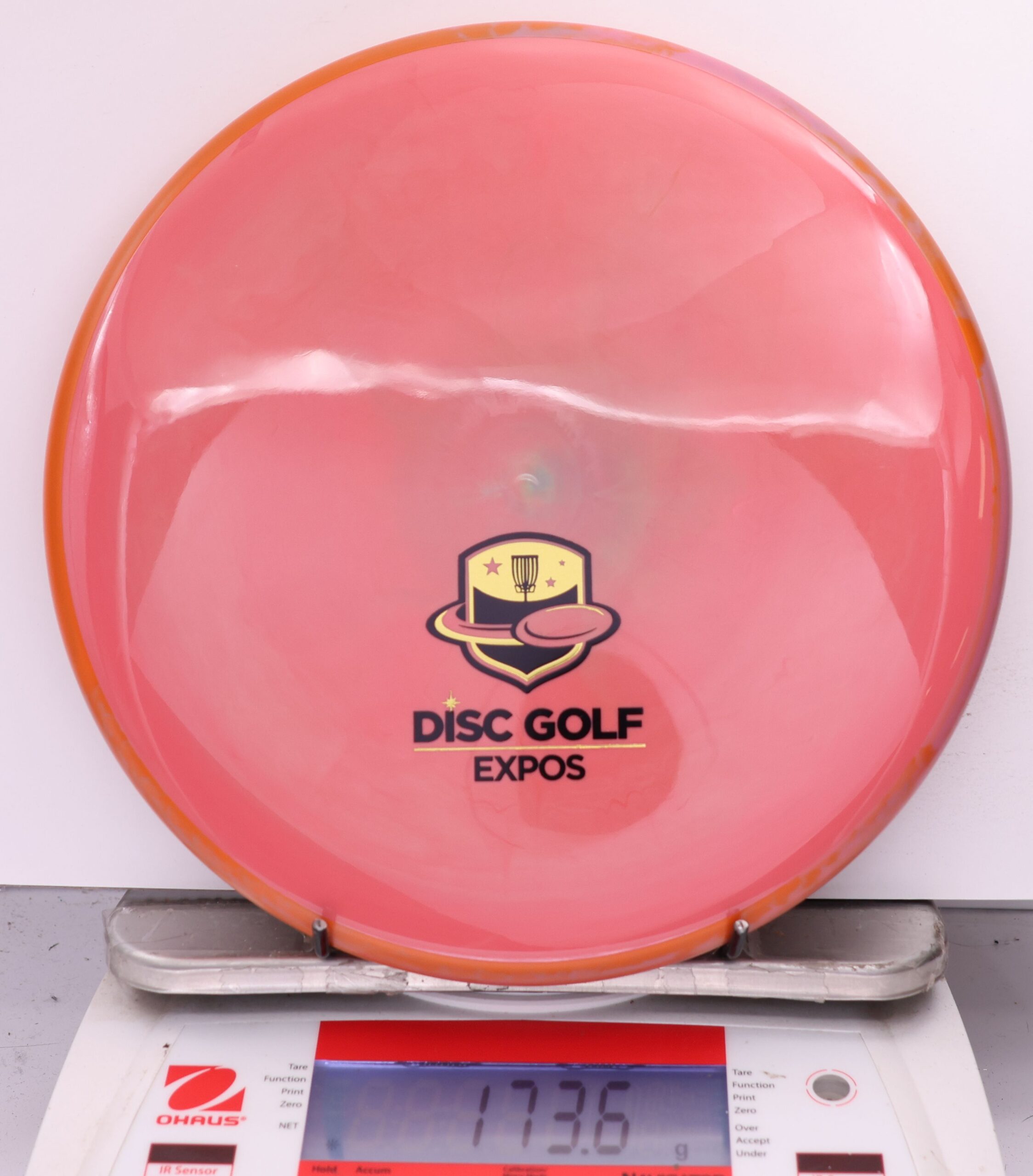 585540 Neutron Soft Proxy, 2026 Disc Golf Expos - #64 Orng-PnkRed, 174