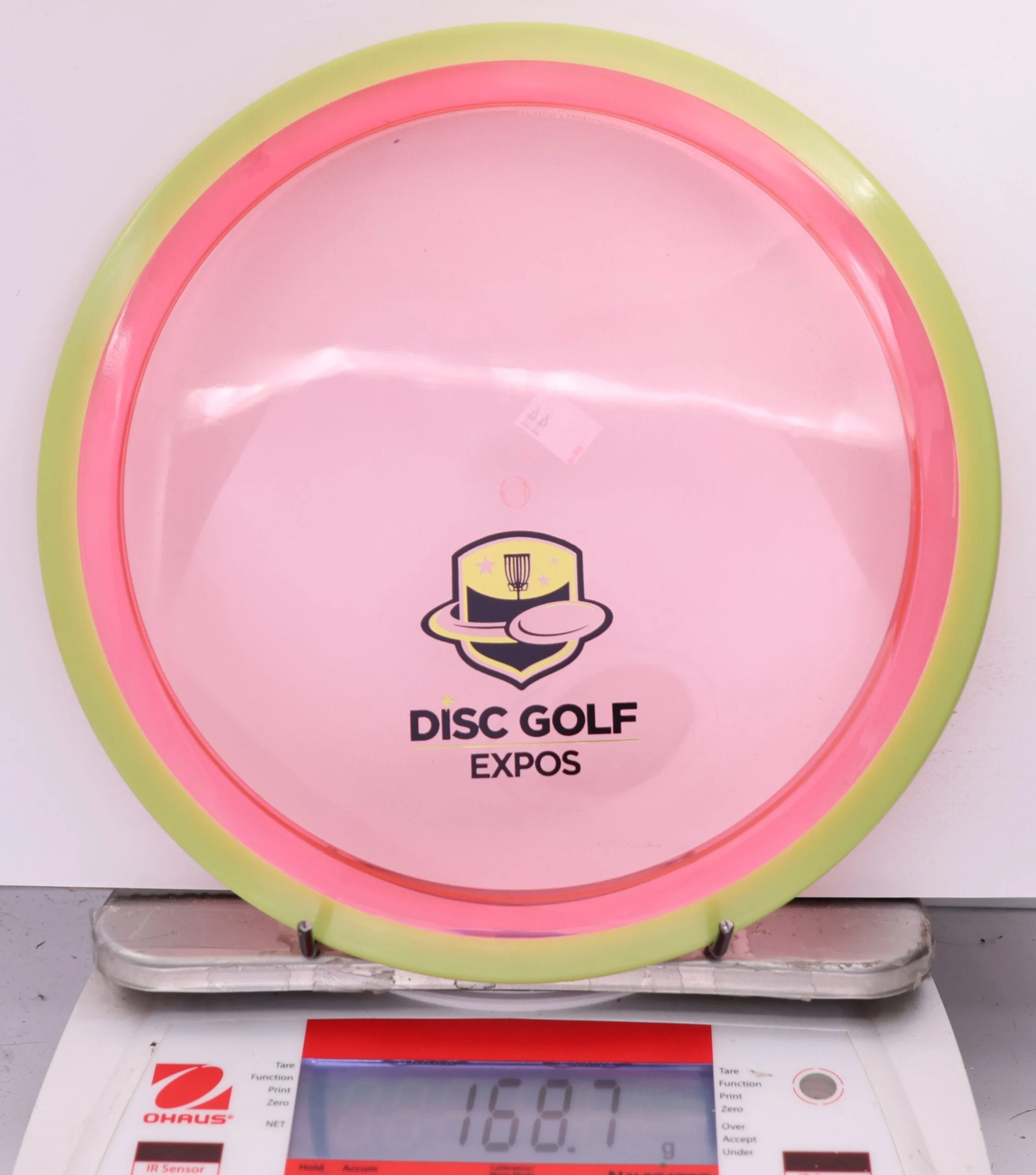 586188 Proton Insanity, 2026 Disc Golf Expos - #44 Grellow-Pink, 169