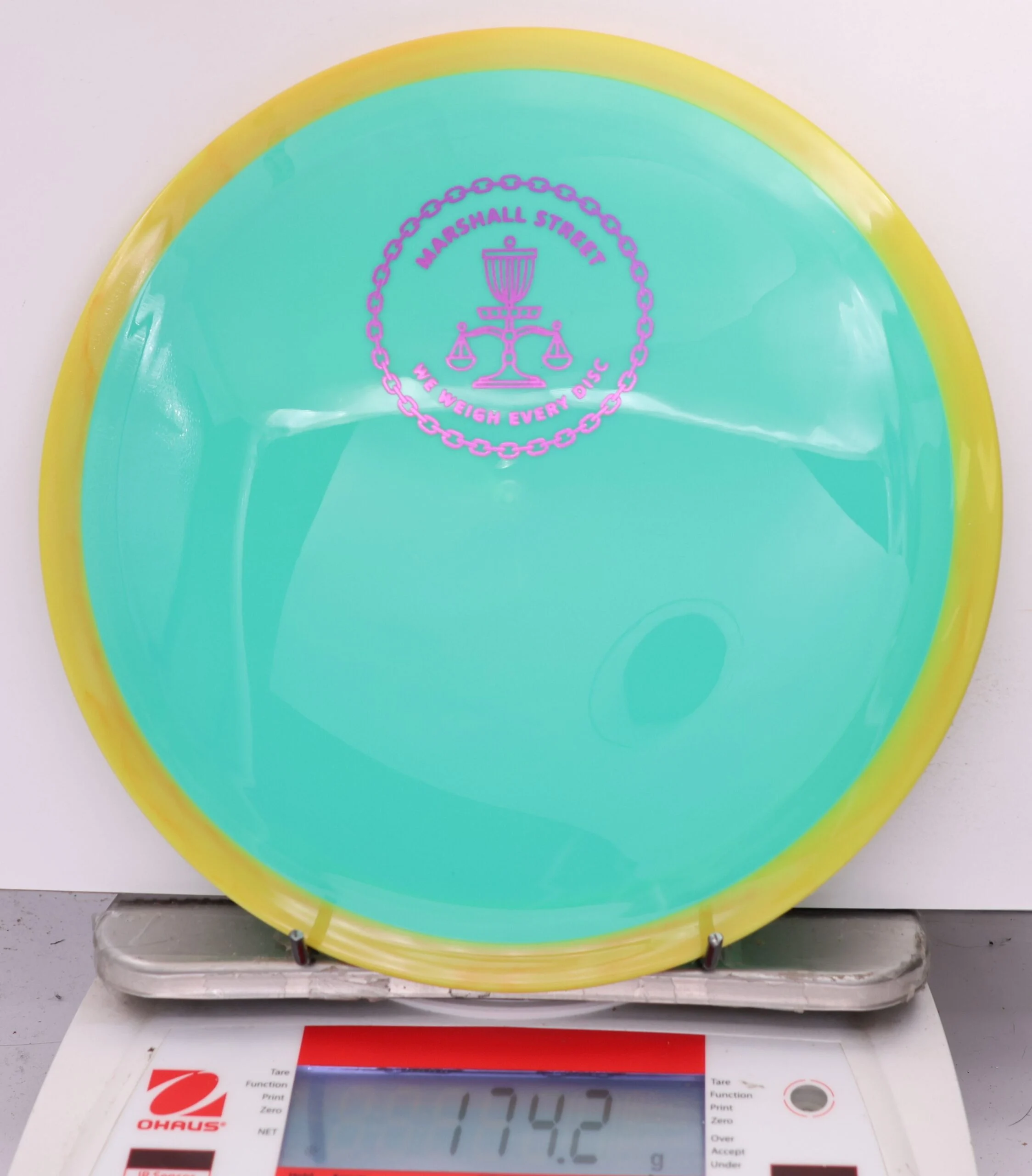 587868 RETOOOLED Simon Line Neutron Time-Lapse, Marshall Street Scale - #11 Yellow-Teal, 174