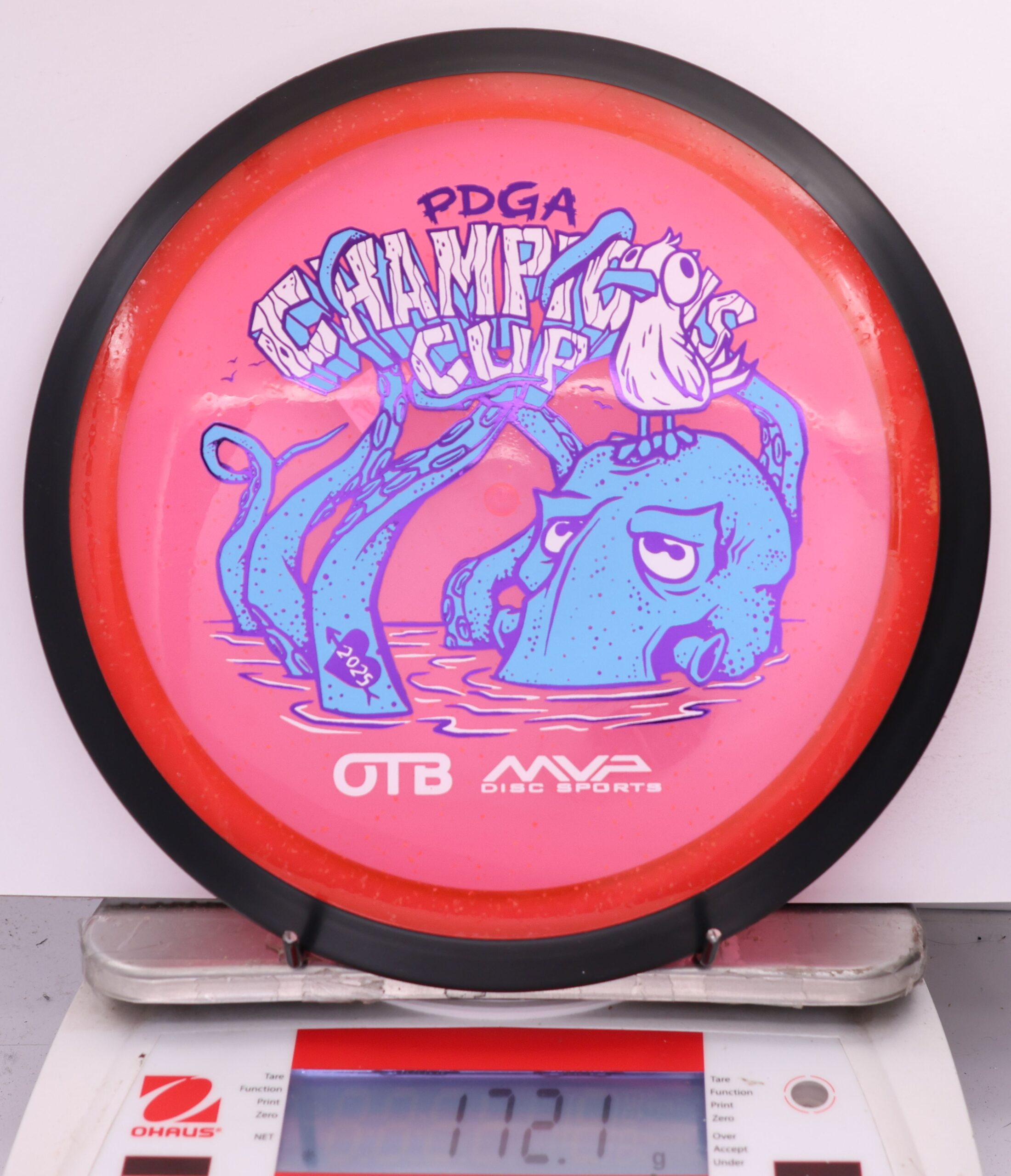 588224 Particle Glow Proton Wave, PDGA Champions Cup 2025 - #07 Pink, 172