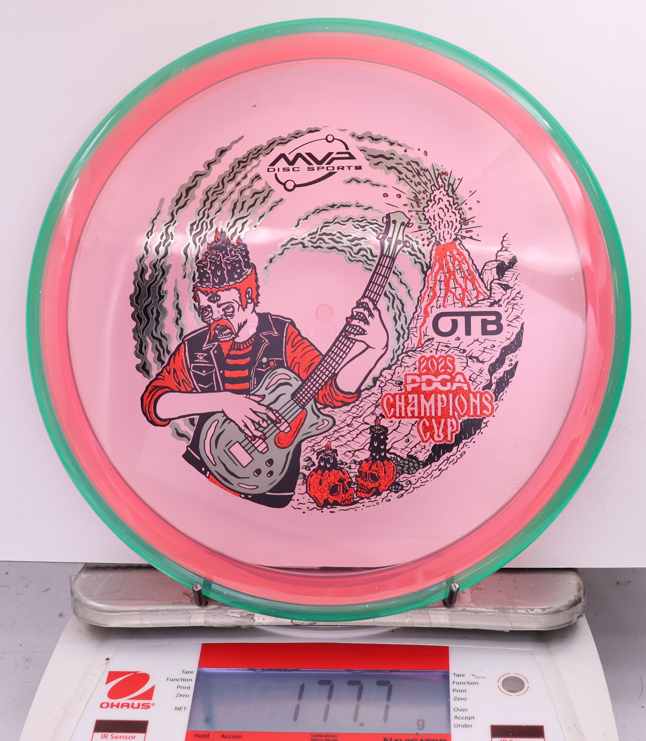 588849 Prism Proton Soft Pyro, PDGA Champions Cup 2025 - #08 Green-Pink, 178