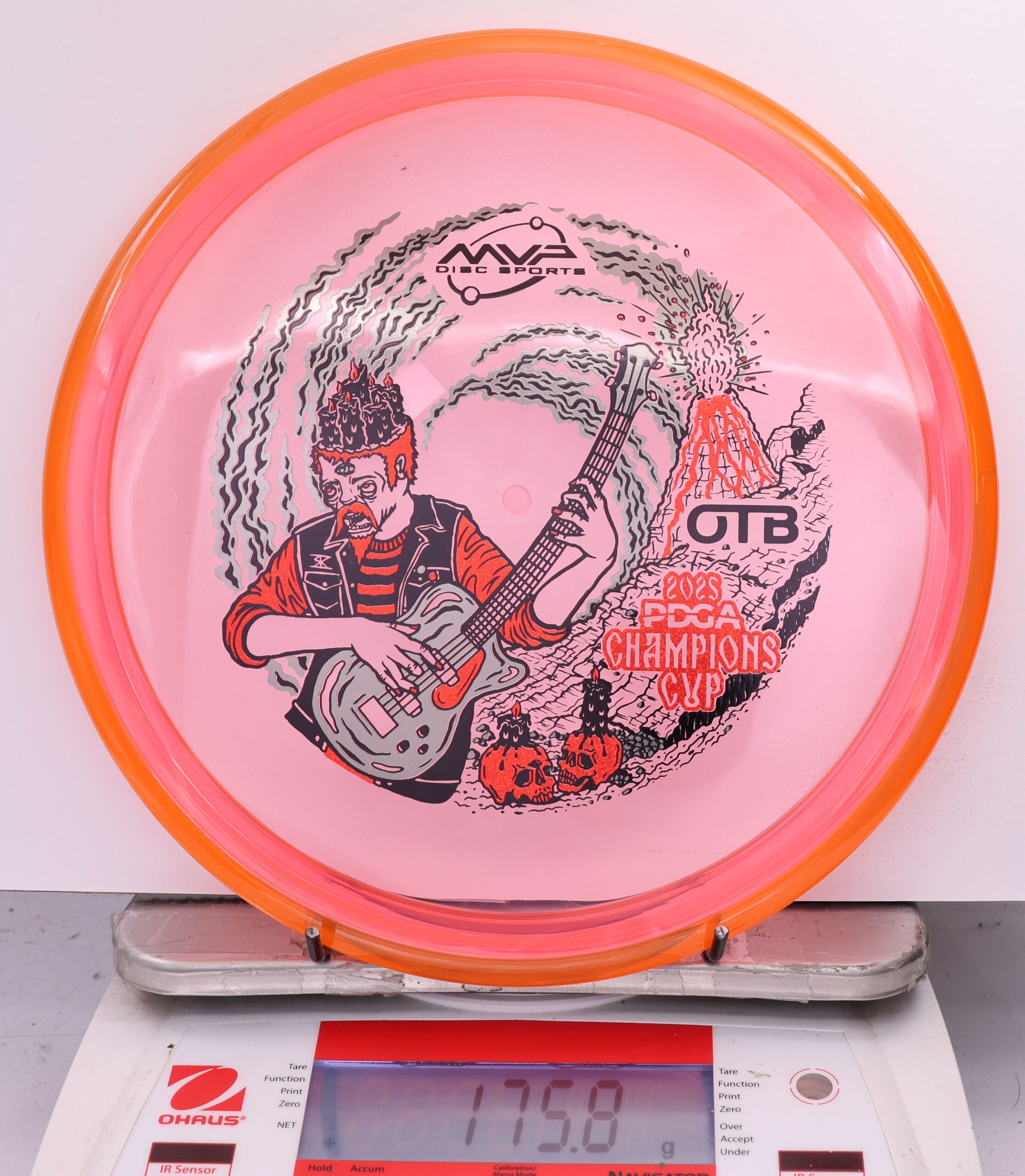 588850 Prism Proton Soft Pyro, PDGA Champions Cup 2025 - #09 Orange-Pink, 176