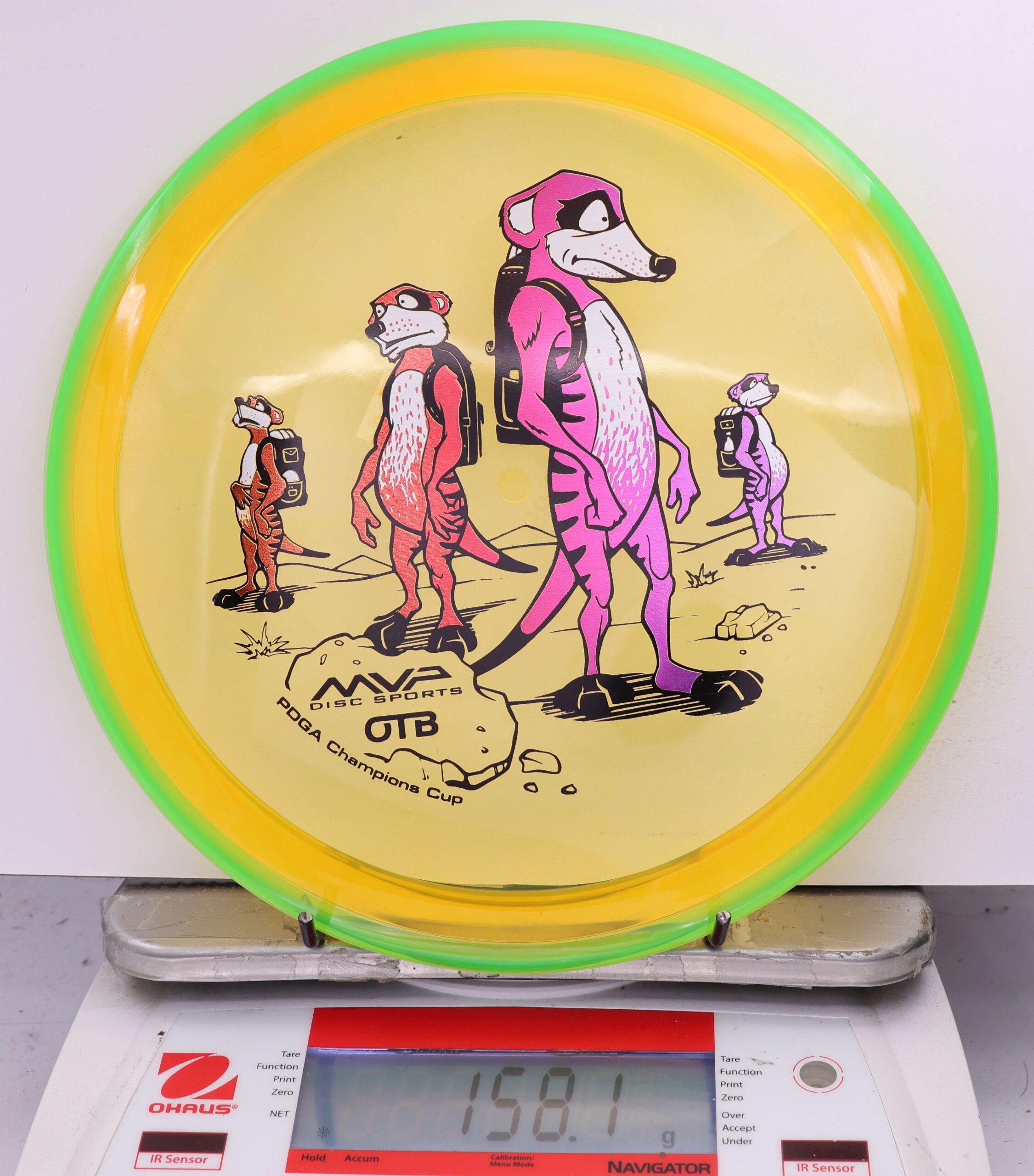 589037 Prism Proton Crave, PDGA Champions Cup 2025 - #10 Green-Yellow, 158