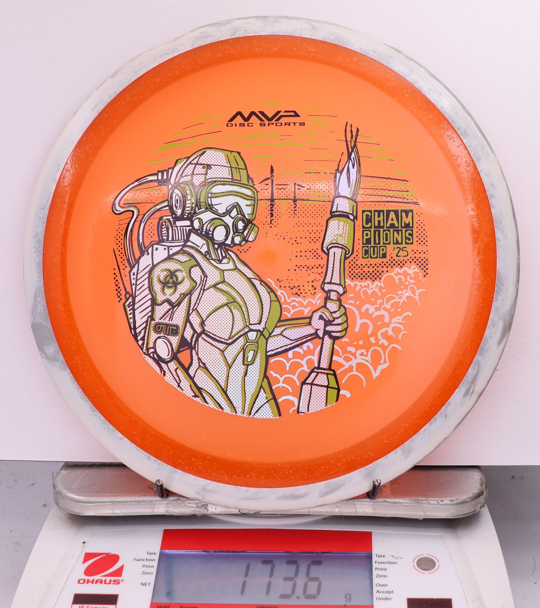 589224 Particle Glow Proton Virus, PDGA Champions Cup 2025 - #06 WhiteGray-Orange, 174