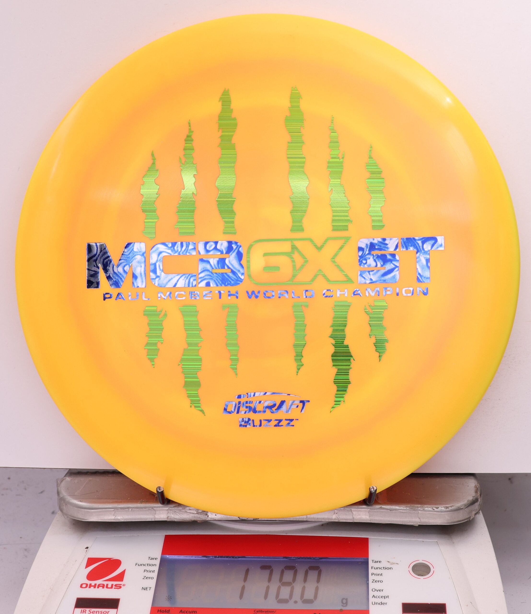 590127 ESP Buzzz, McBeast 6X Claws - #05 Yellow, 178